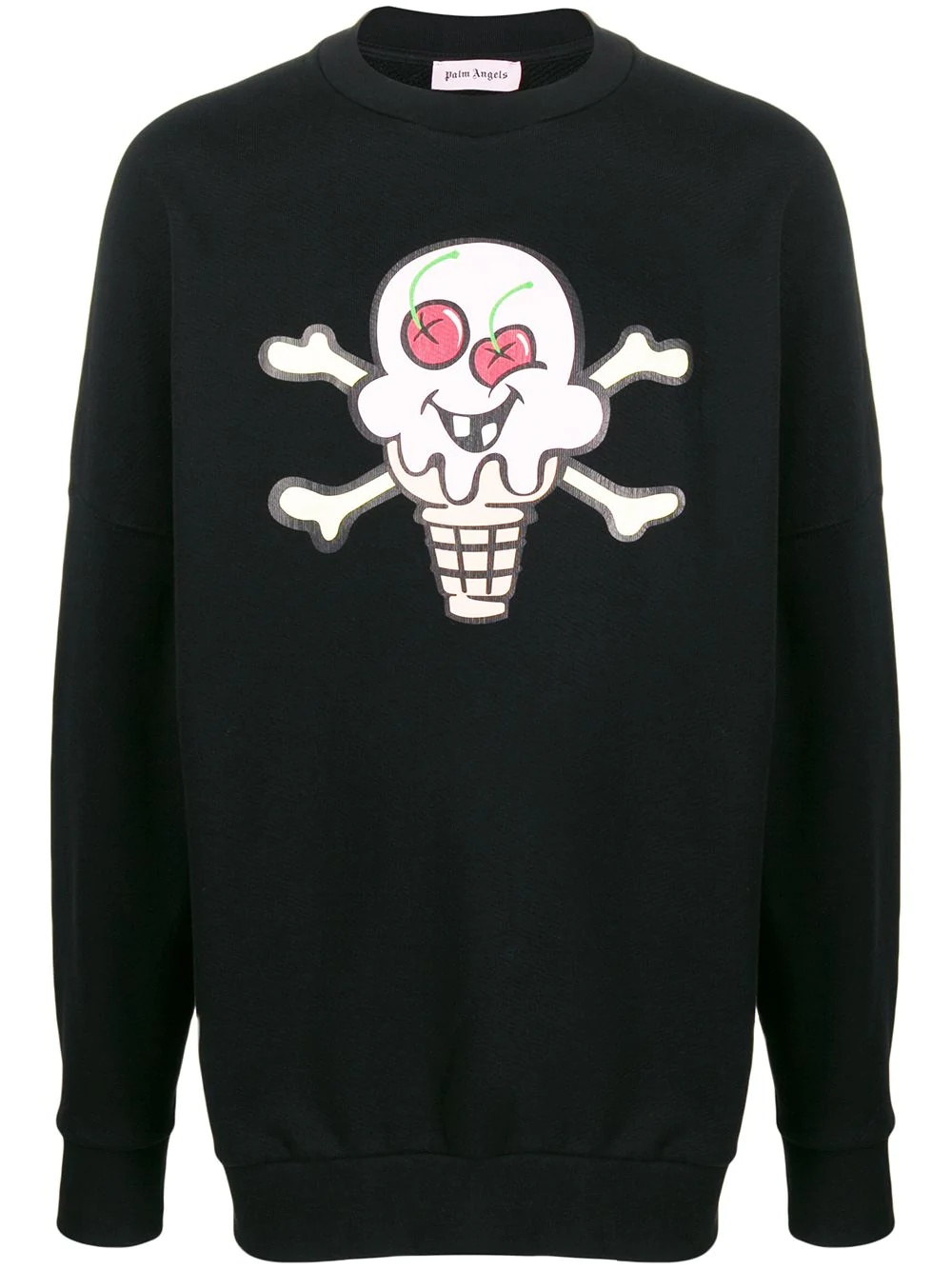 ice cream skull print sweatshirt - 1