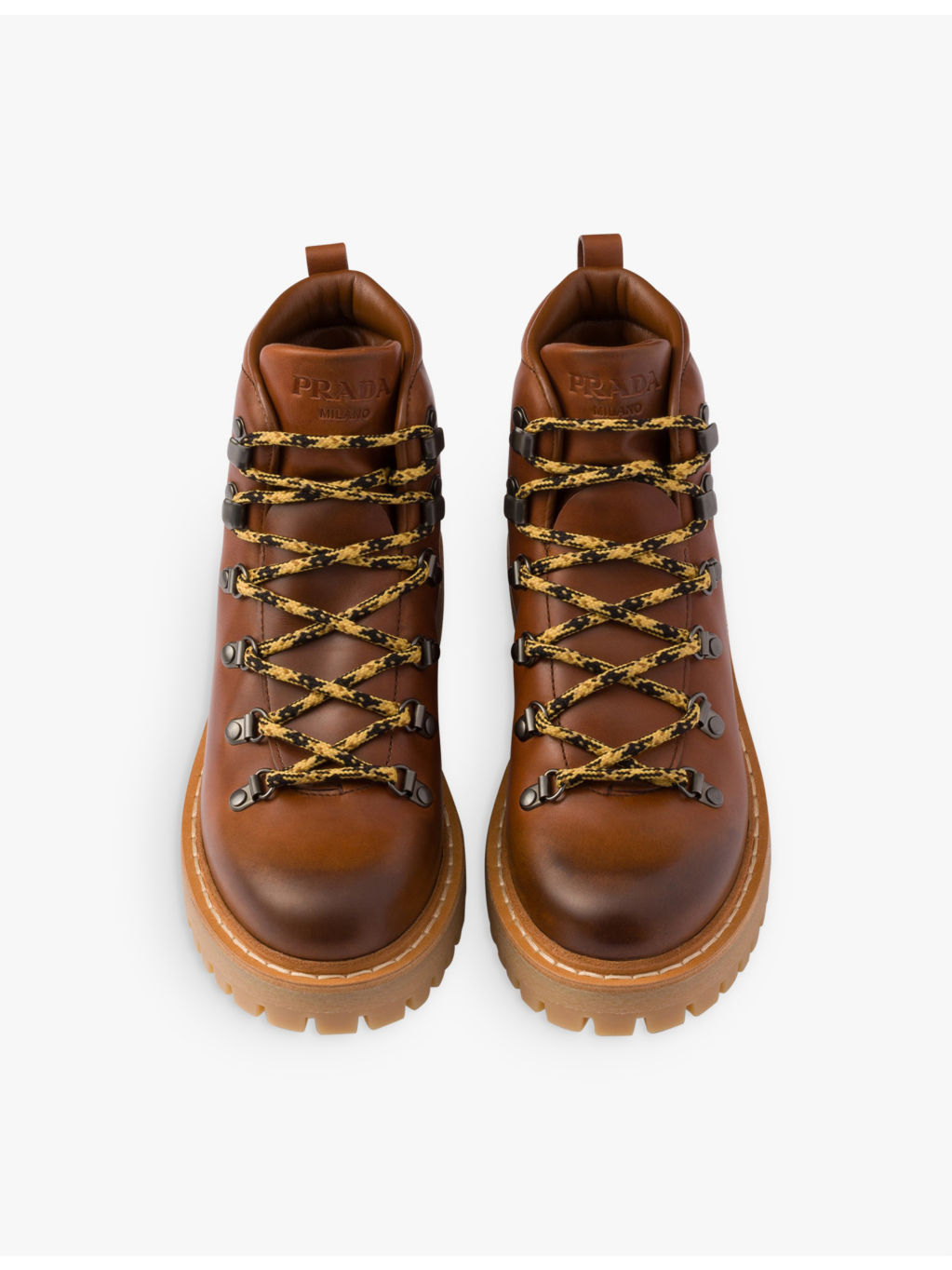 Brand-plaque leather ankle boots - 3