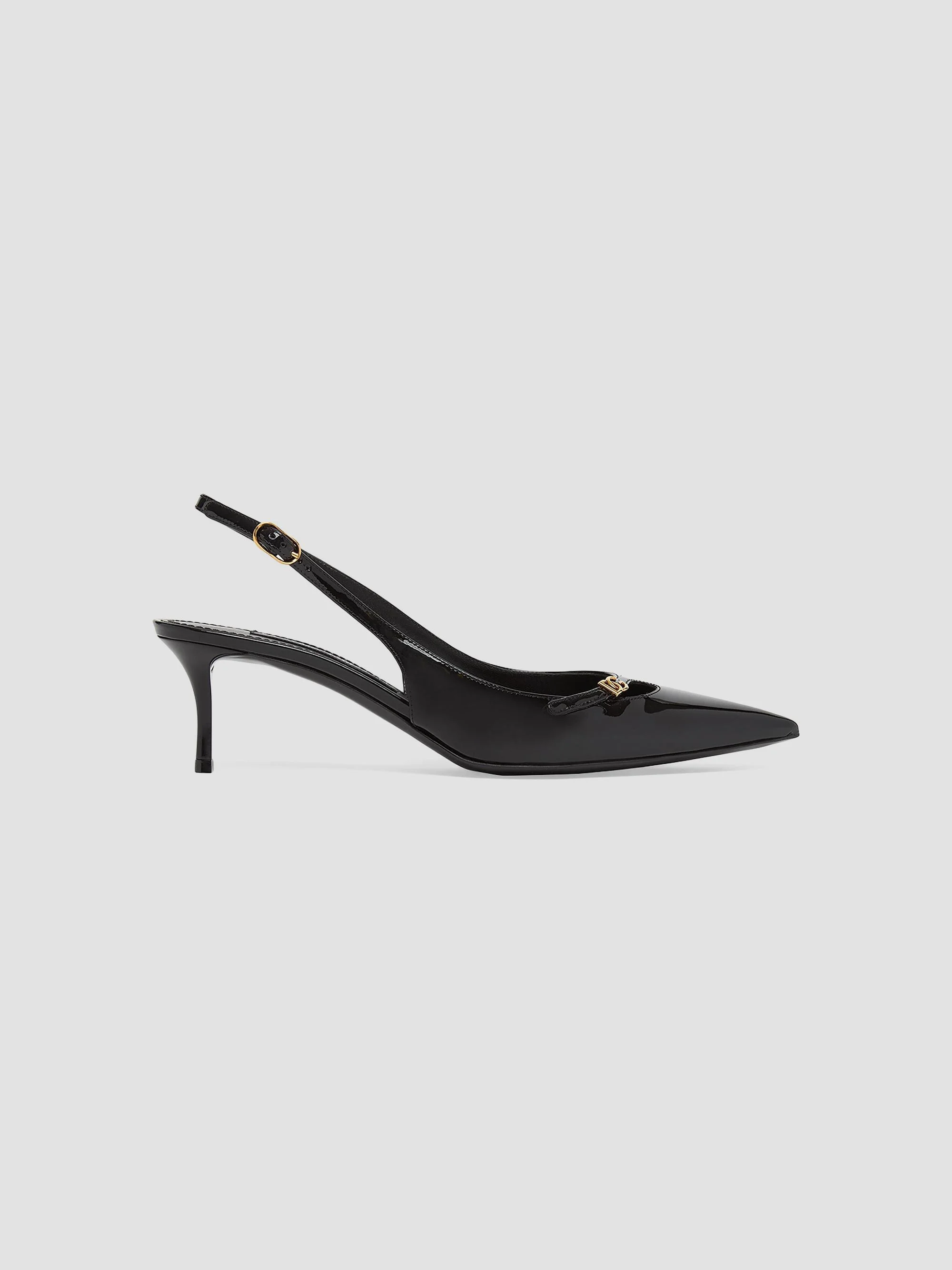 Women's Vernice 90MM Leather Stiletto Slingback Pumps - Nero - 1