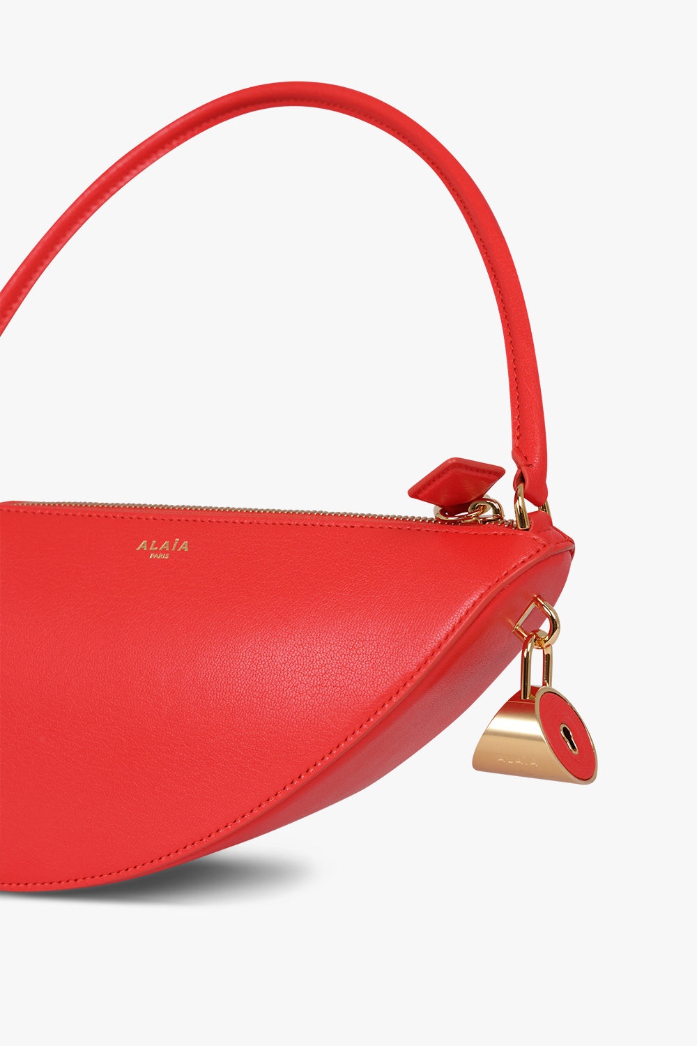 LE DEMI COEUR HALF HEART SHOULDER BAG | RED - 4