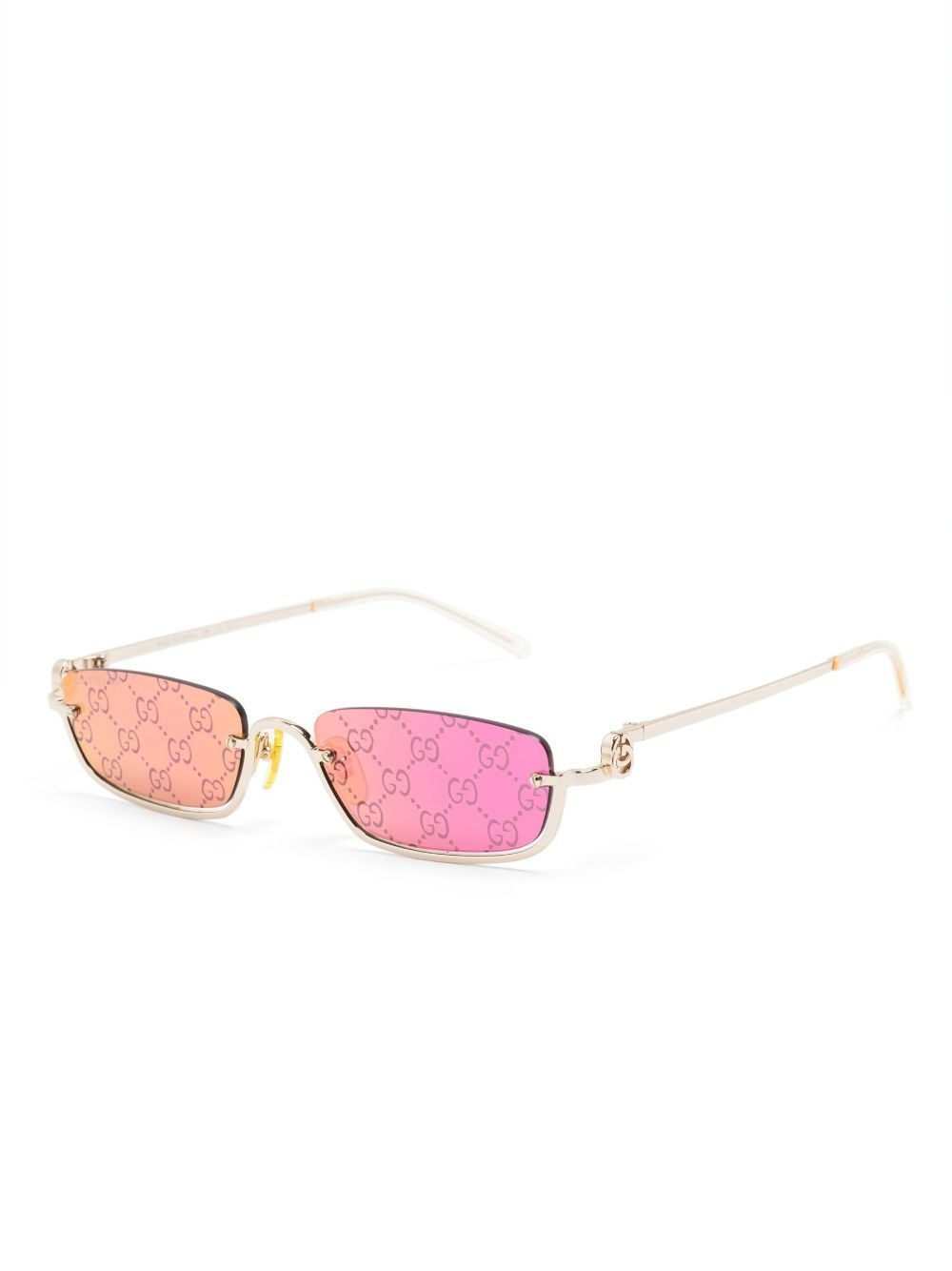 GG logo rectangle-frame sunglasses - 2