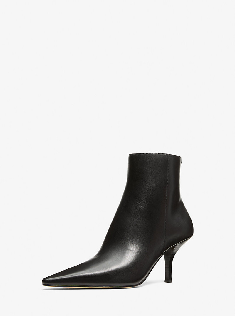 MICHAEL KORS Selina Leather Ankle Boot outlook