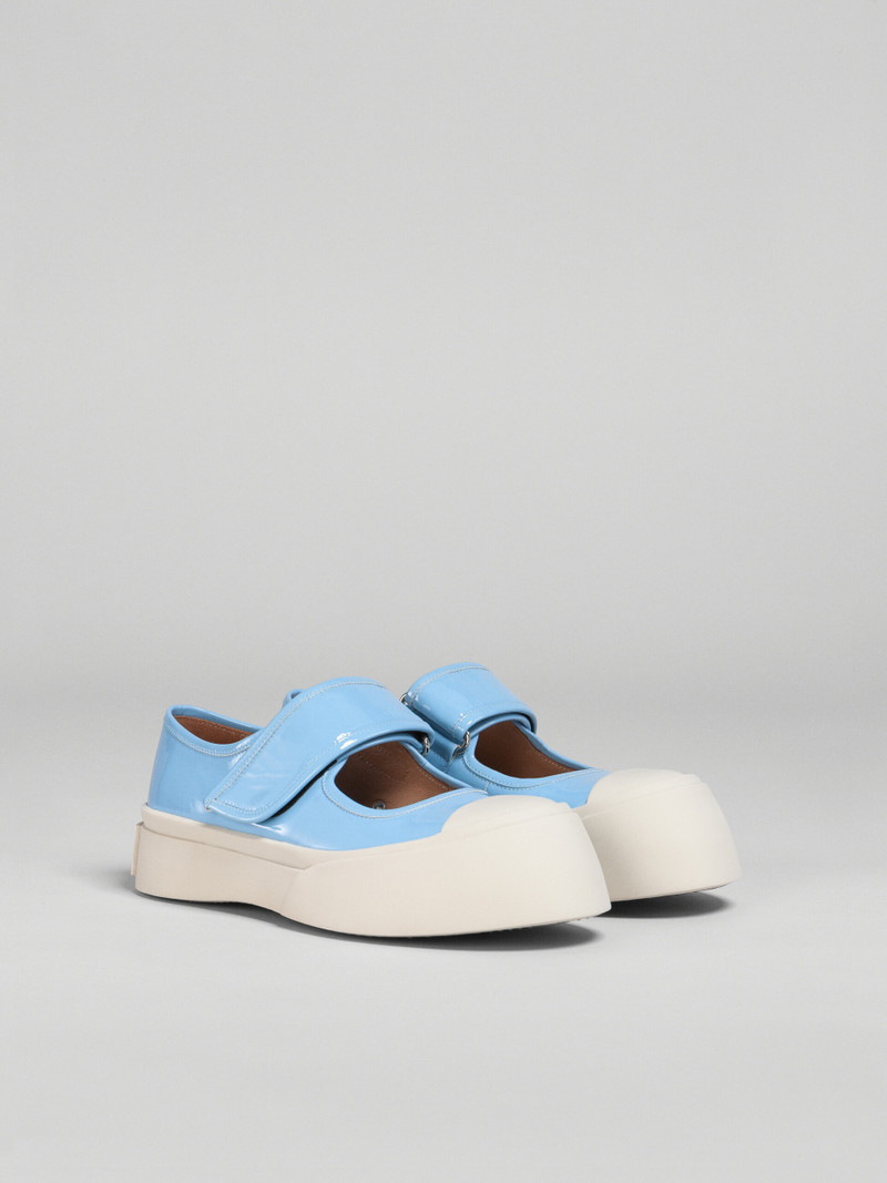 PALE BLUE PATENT LEATHER PABLO MARY-JANE SNEAKER 2