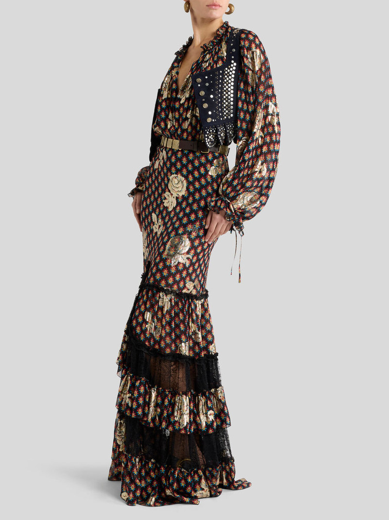 CROPPED LEATHER WAISTCOAT WITH STUDS 4