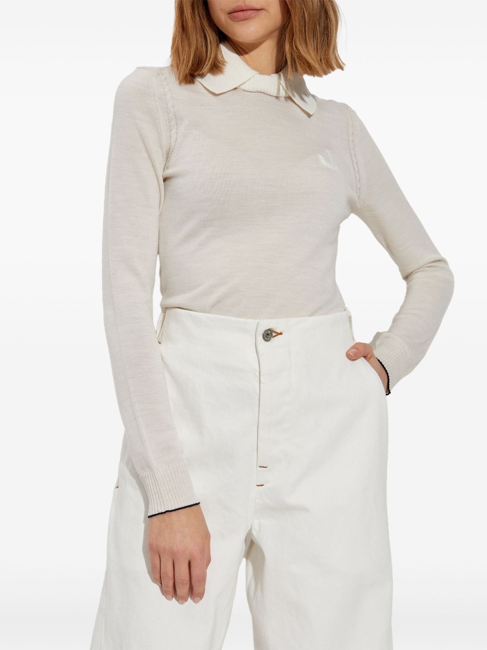 Tricot polo top - 3