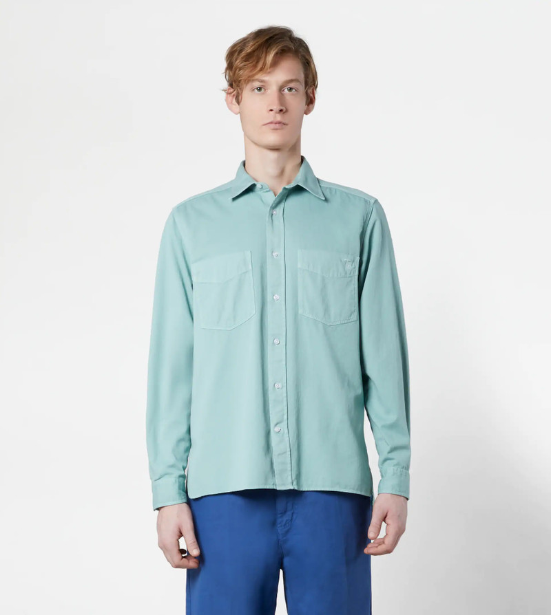 DOUBLE POCKET SHIRT - GREEN 5