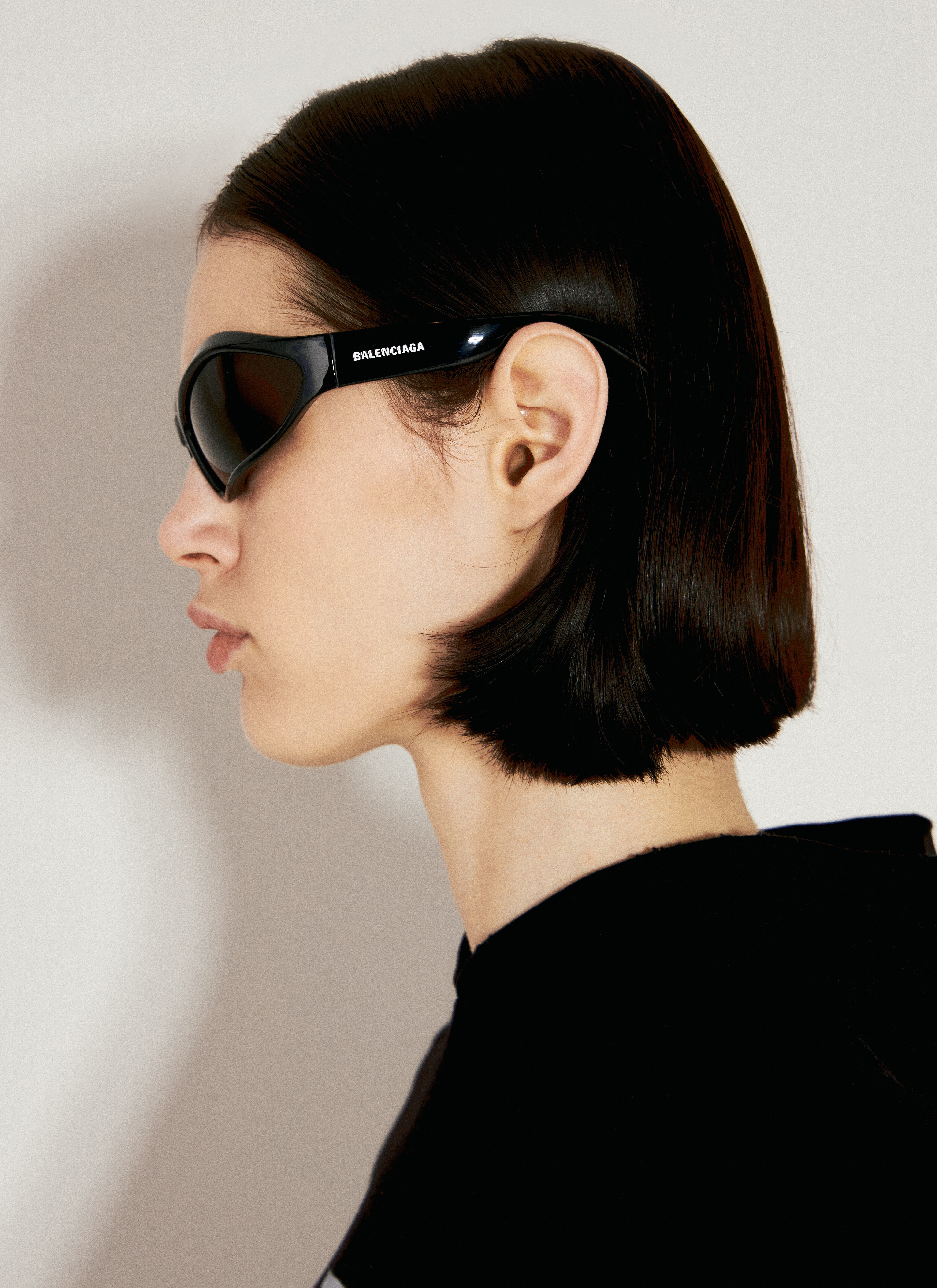 【BALENCIAGA】 FENNEC OVAL BALENCIAGA Fennec Oval Sunglasses | lncc | REVERSIBLE
