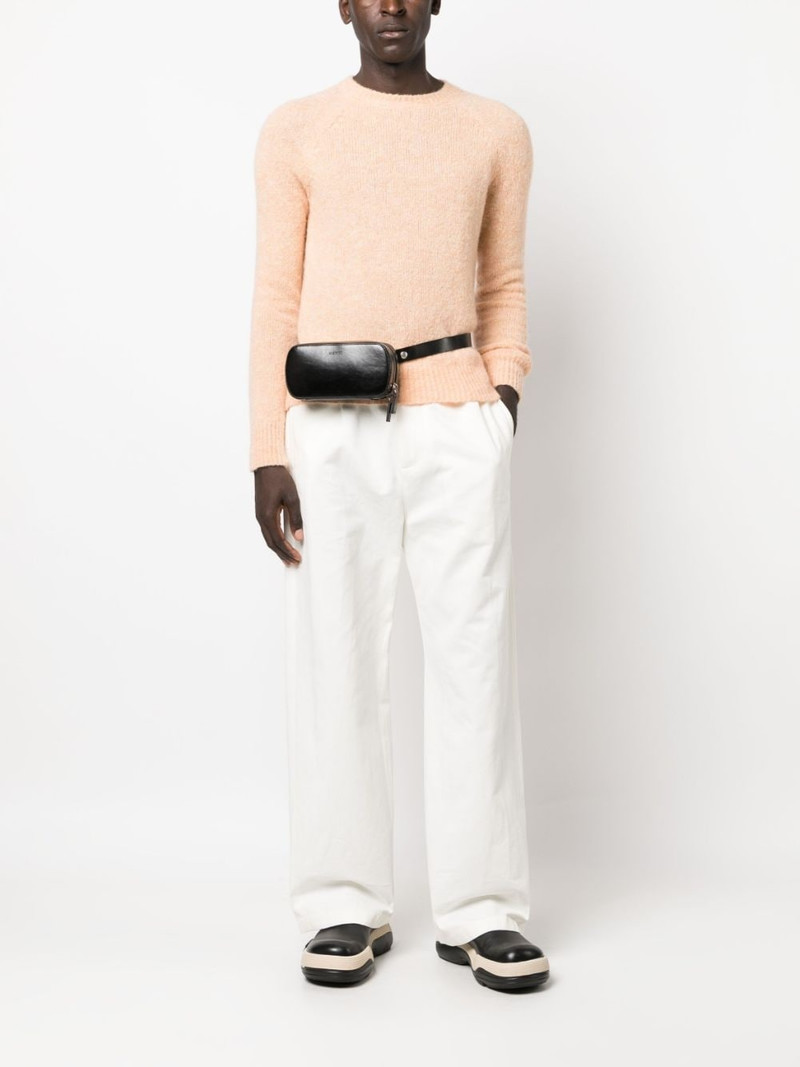 Jil Sander logo-debossed leather belt bag outlook