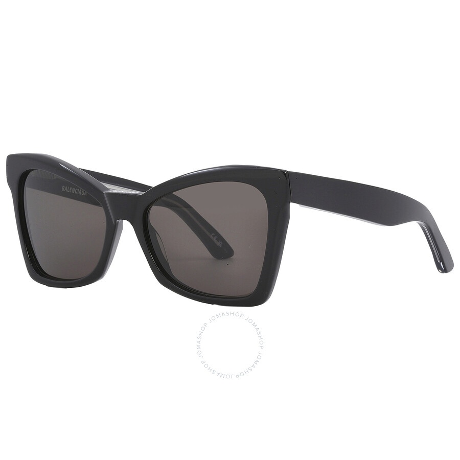 Balenciaga Grey Cat Eye Ladies Sunglasses BB0231S 001 57 - 3