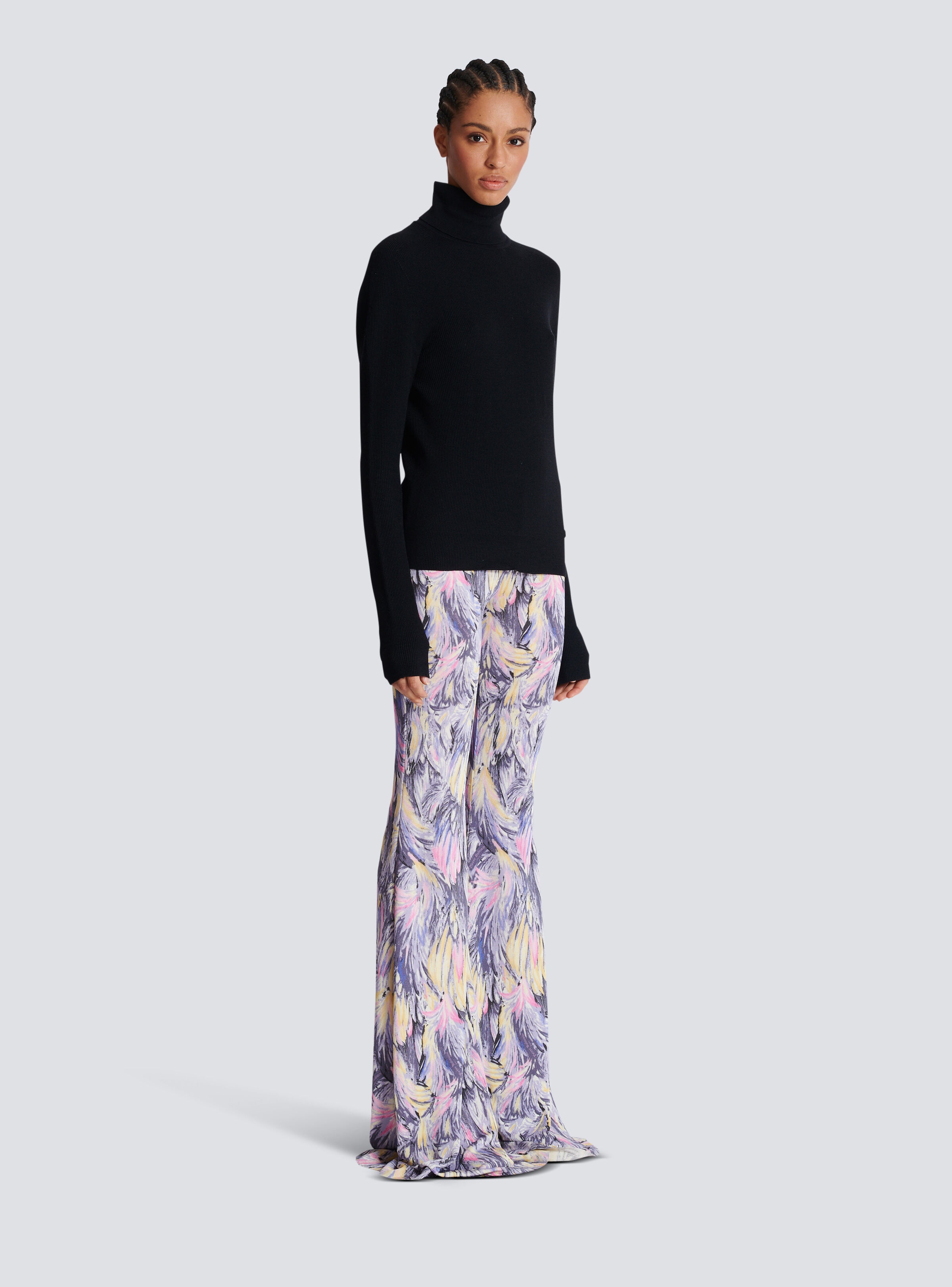Knitted turtleneck jumper - 3