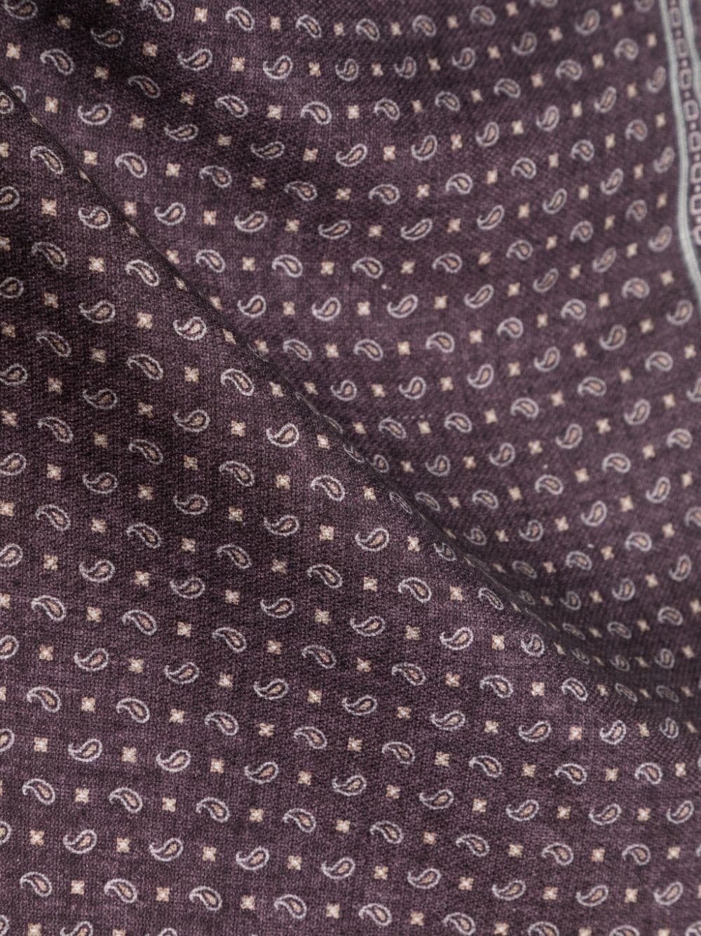 polka-dot reversible silk pocket square - 2