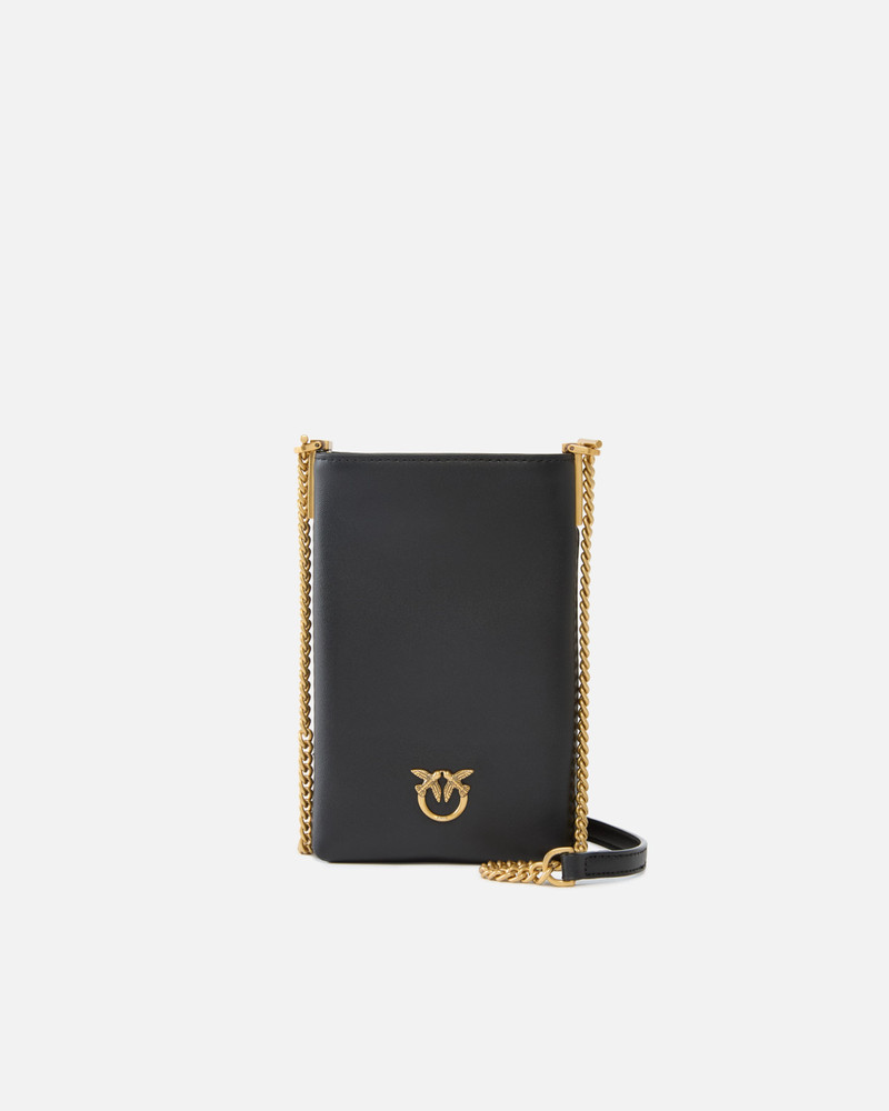 LEATHER SMARTPHONE CASE WITH SHOULDER STRAP 1