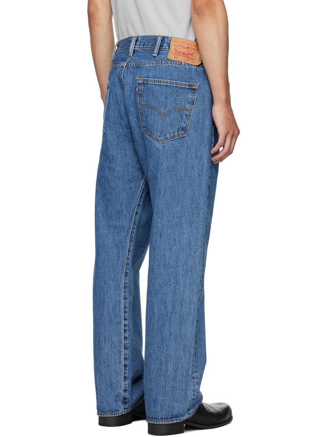 Blue SMLXL Long Vintage Jeans - 3