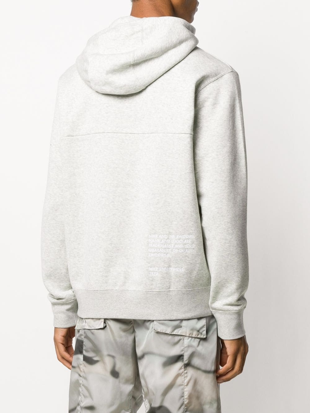 SWOOSH embroidered hoodie - 4