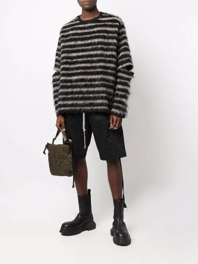 Rick Owens DRKSHDW organic cotton knee-length shorts outlook