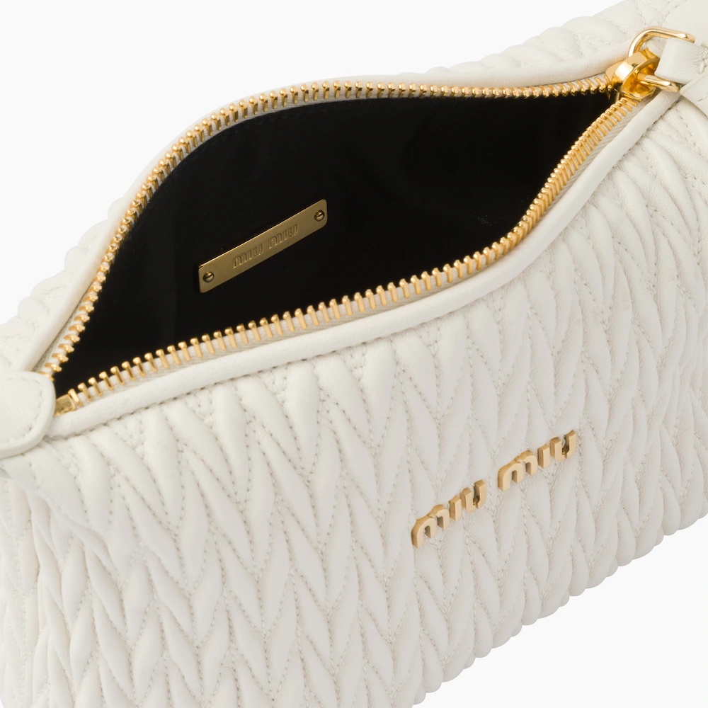 Miu Spirit matelassé leather mini bag - 6