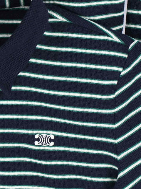 Celine Women Polo Shirt "Triomphe" - 3