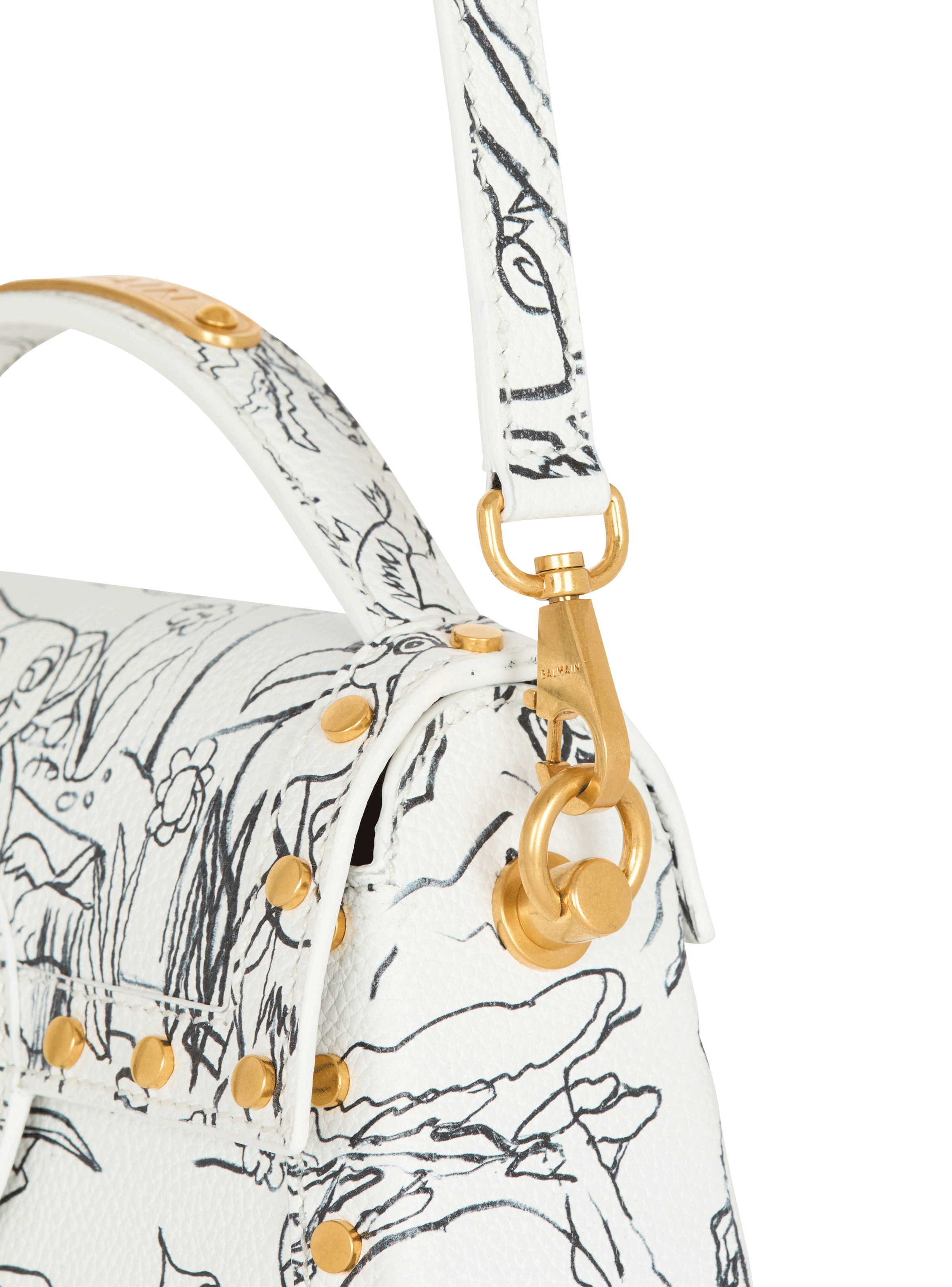 Disney x Balmain: The Lion King - B-Buzz Dynasty bag in Enfant Précoce print - 5