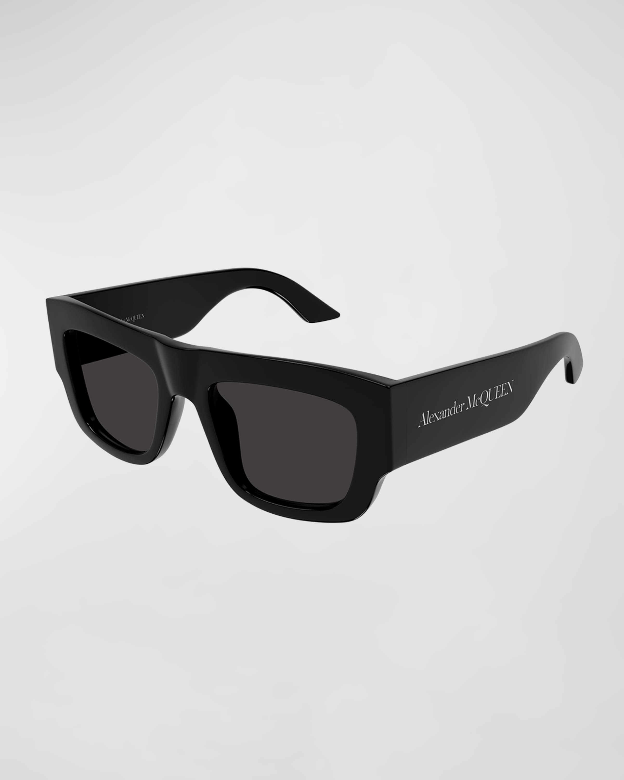 Men's Acetate Rectangle Sunglasses - 1
