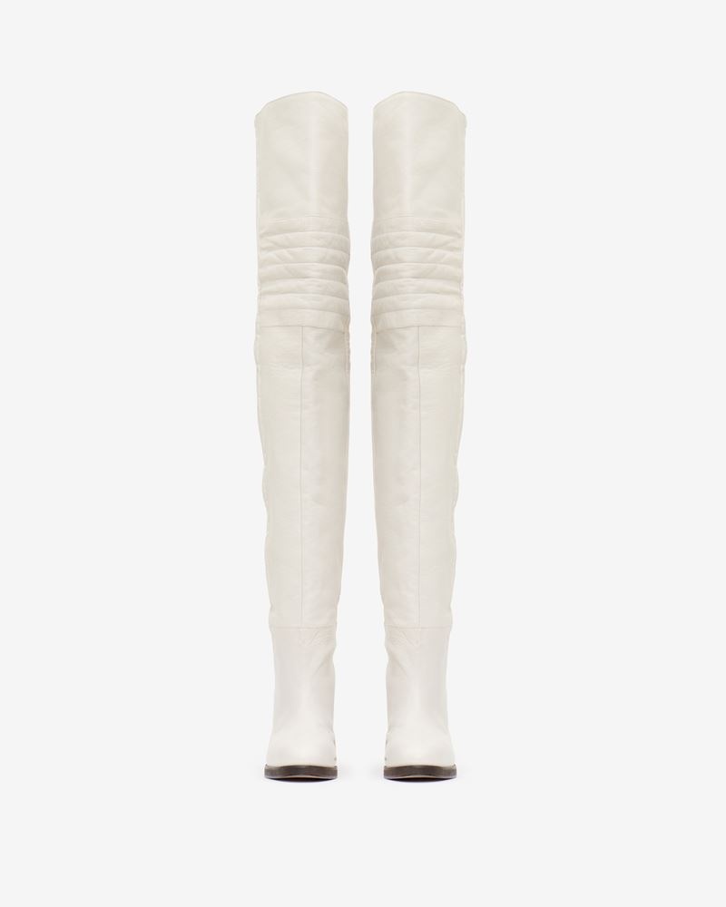 LAELLE LEATHER OVER-THE-KNEE BOOTS - 5