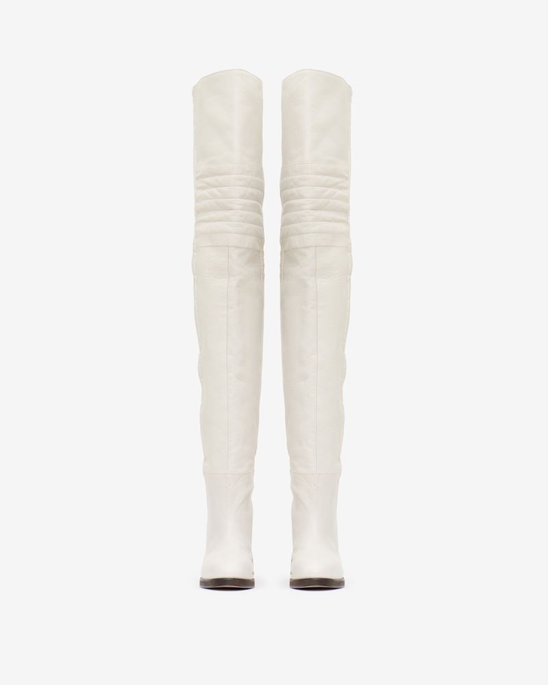 LAELLE LEATHER OVER-THE-KNEE BOOTS - 5