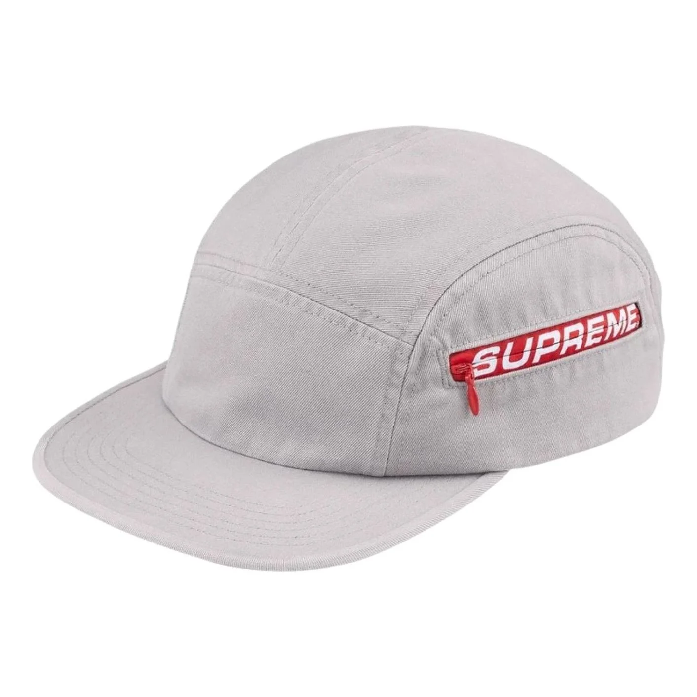 Supreme SS26 Side Zip Camp Cap 'Grey' SUP-SS26-1031-GRY - 1