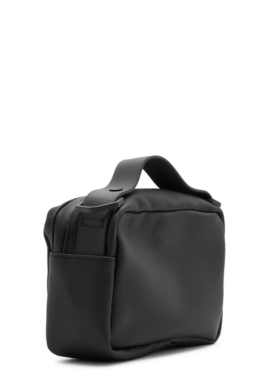 Box micro rubberised cross-body bag - 2