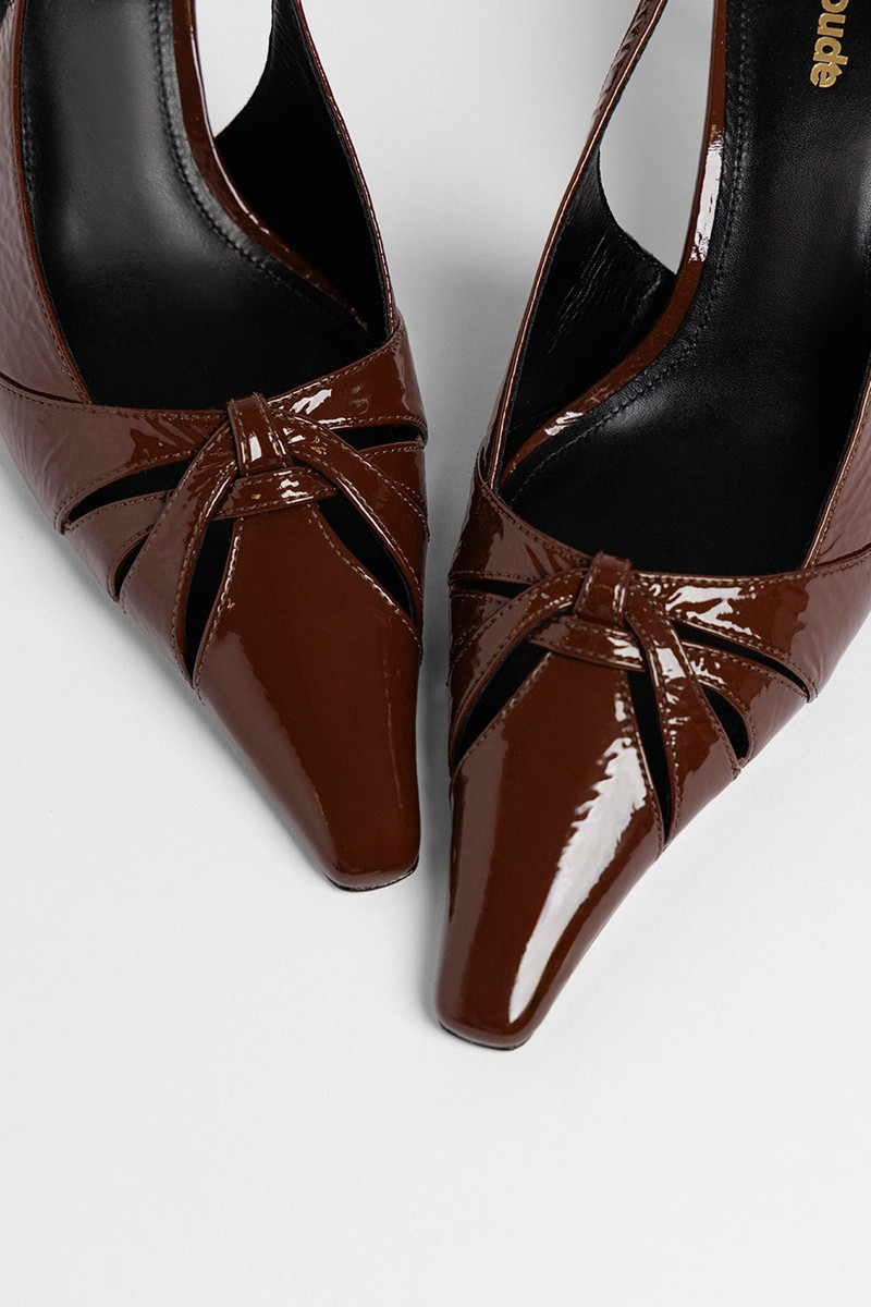 Kirstin Pump Oak Patent Leather 5