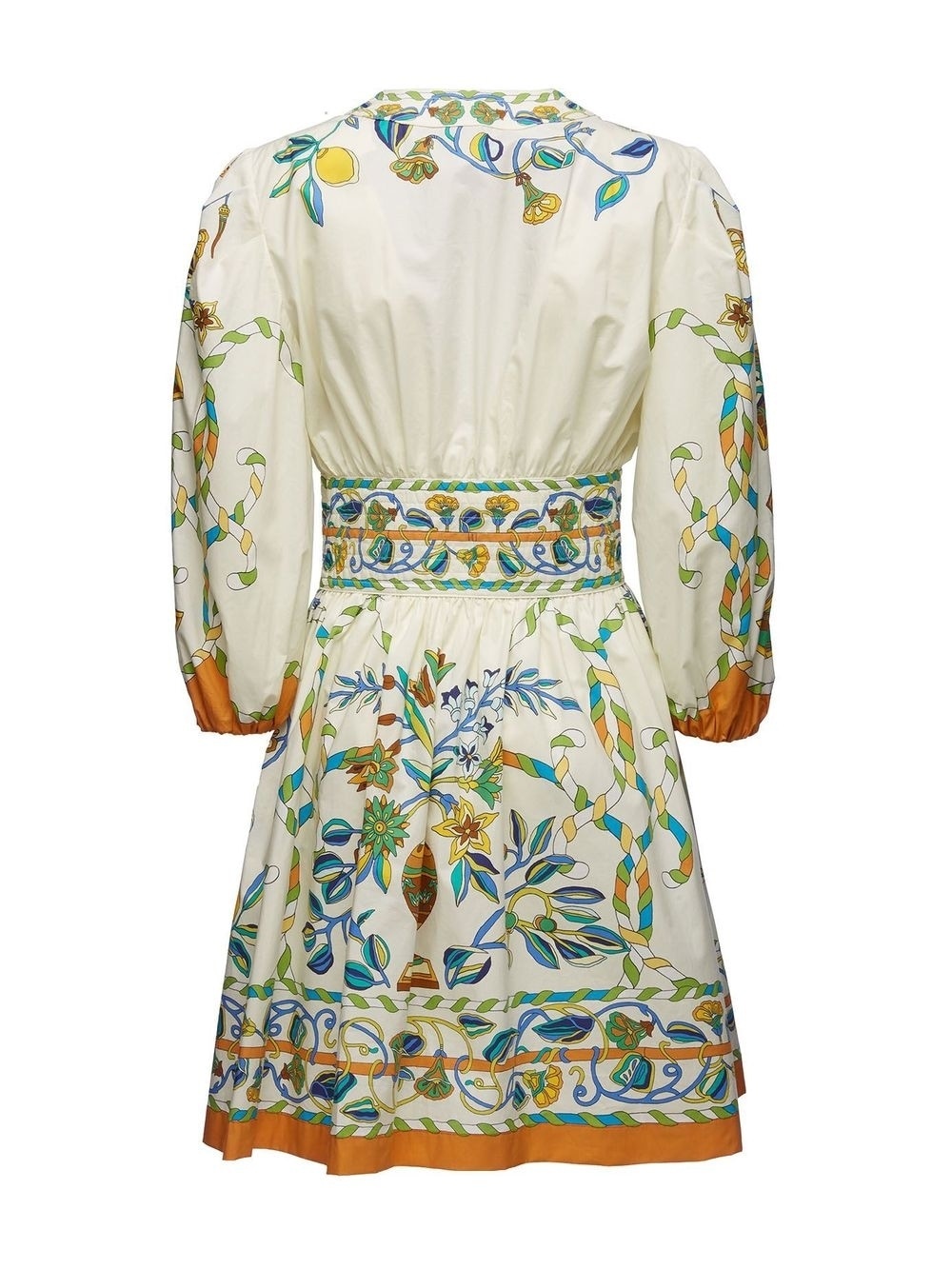 floral-print short dress - 5