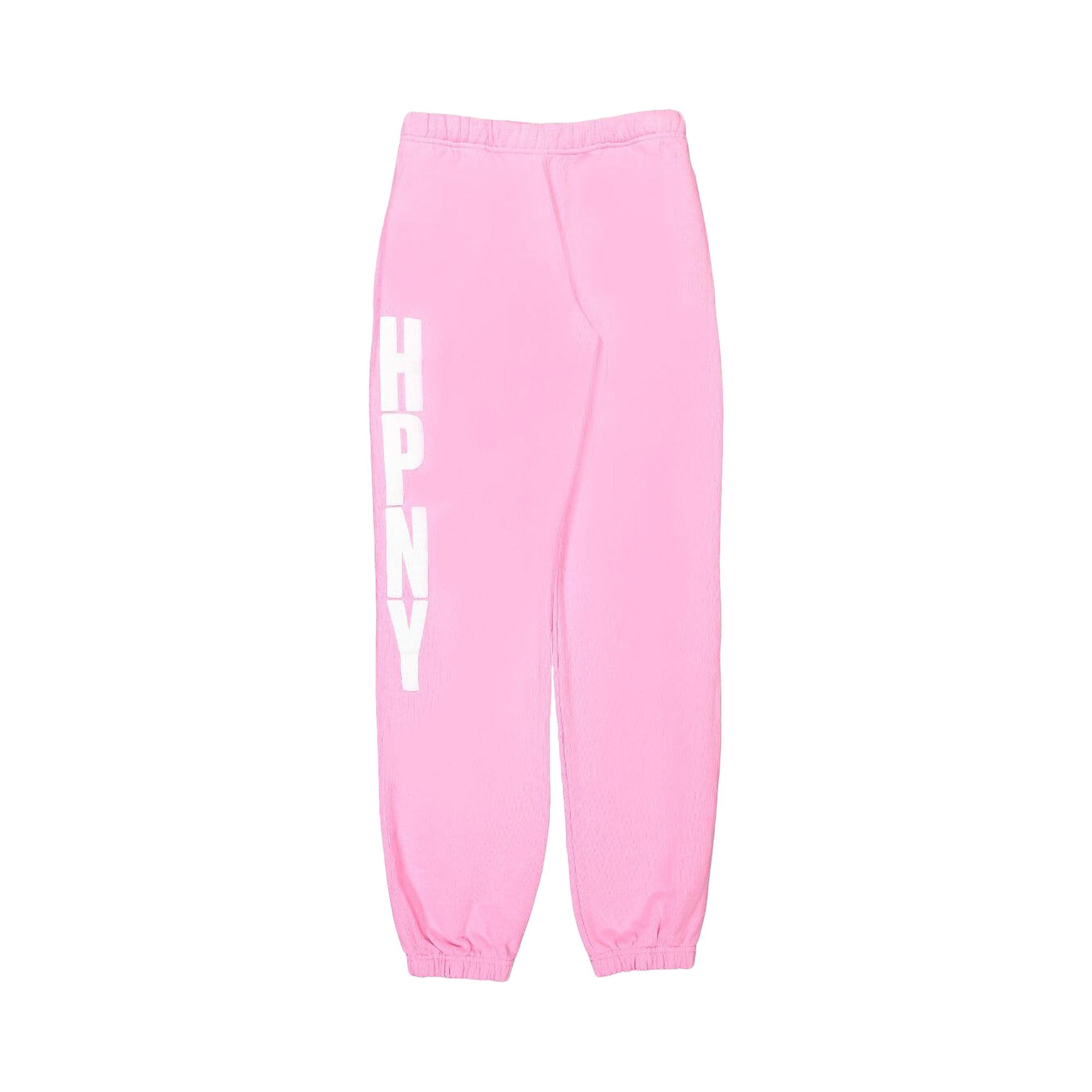 Heron Preston Logo Track Pants 'Fuchsia/White' - 1