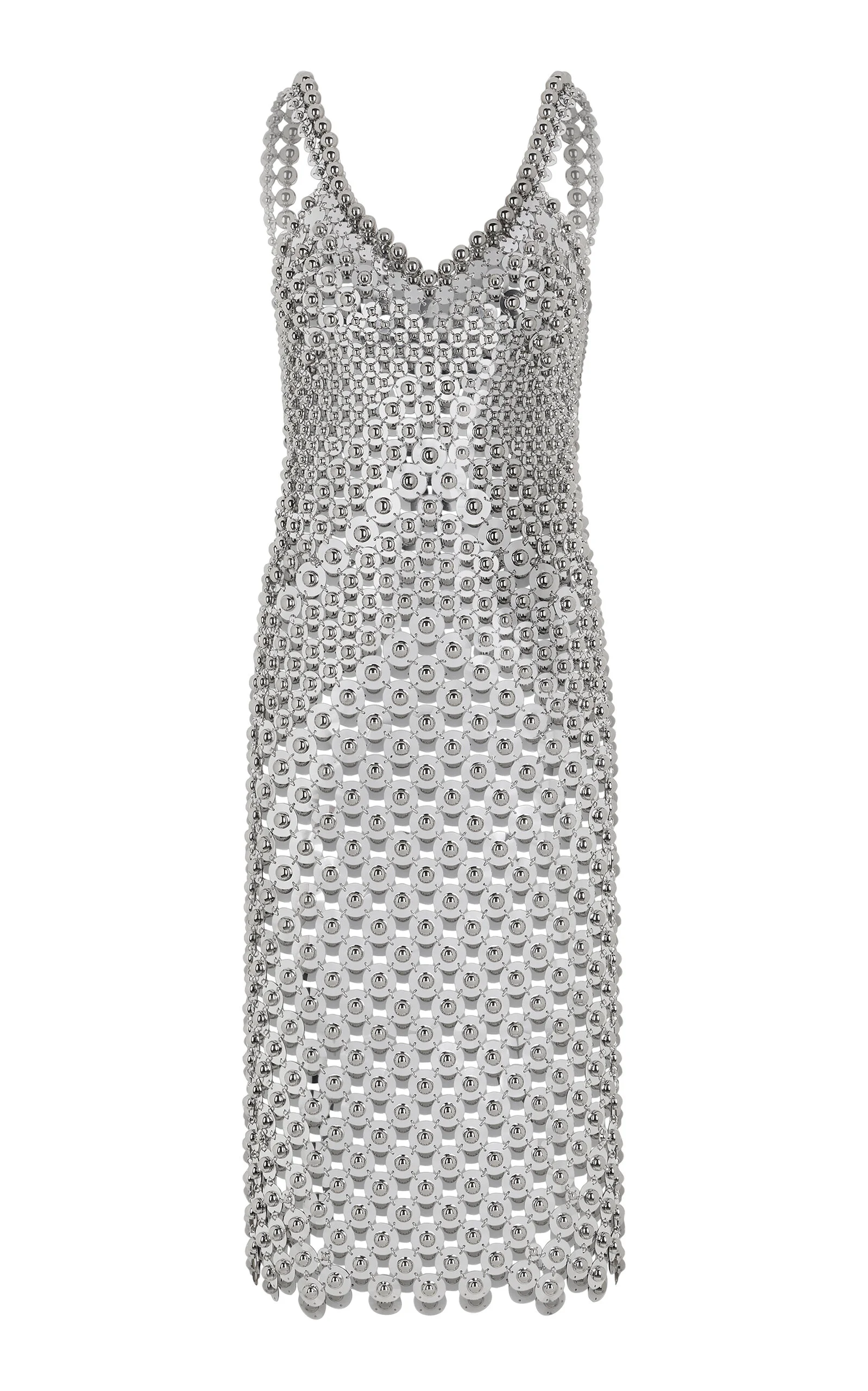 Metallic Midi Dress silver - 1