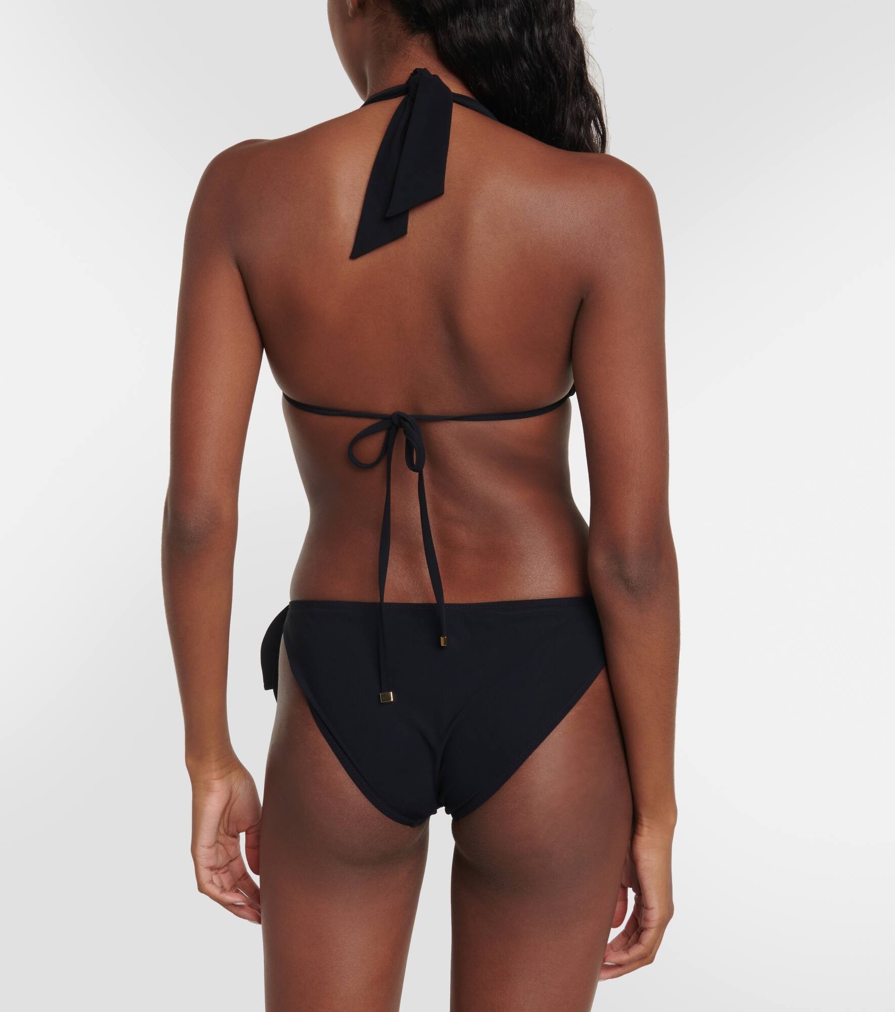 Logo print bikini bottoms - 3