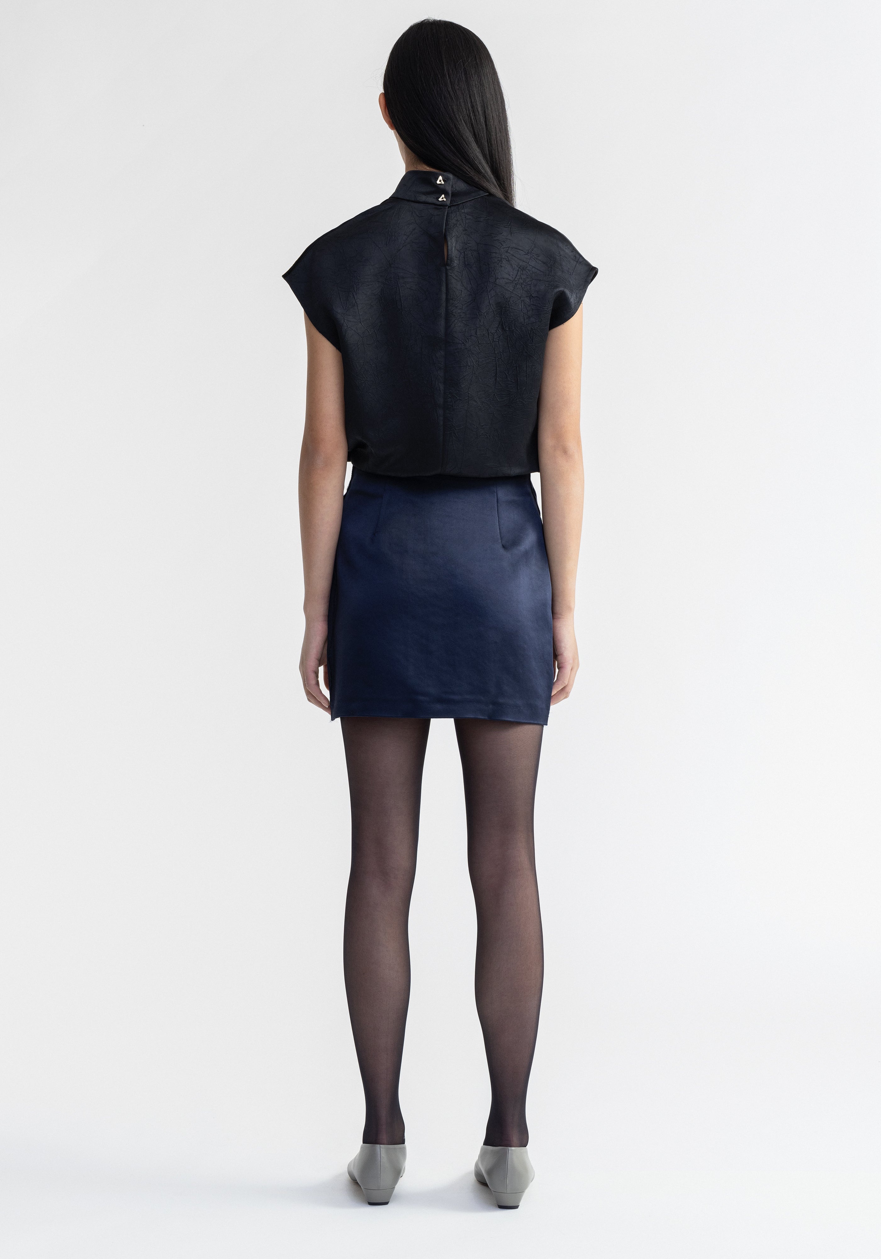 STELLA
Heavy satin mini skirt - 3