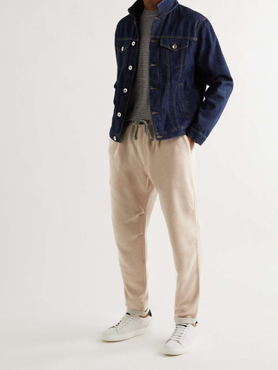 Brunello Cucinelli Tapered Loopback Cashmere-Jersey Sweatpants outlook