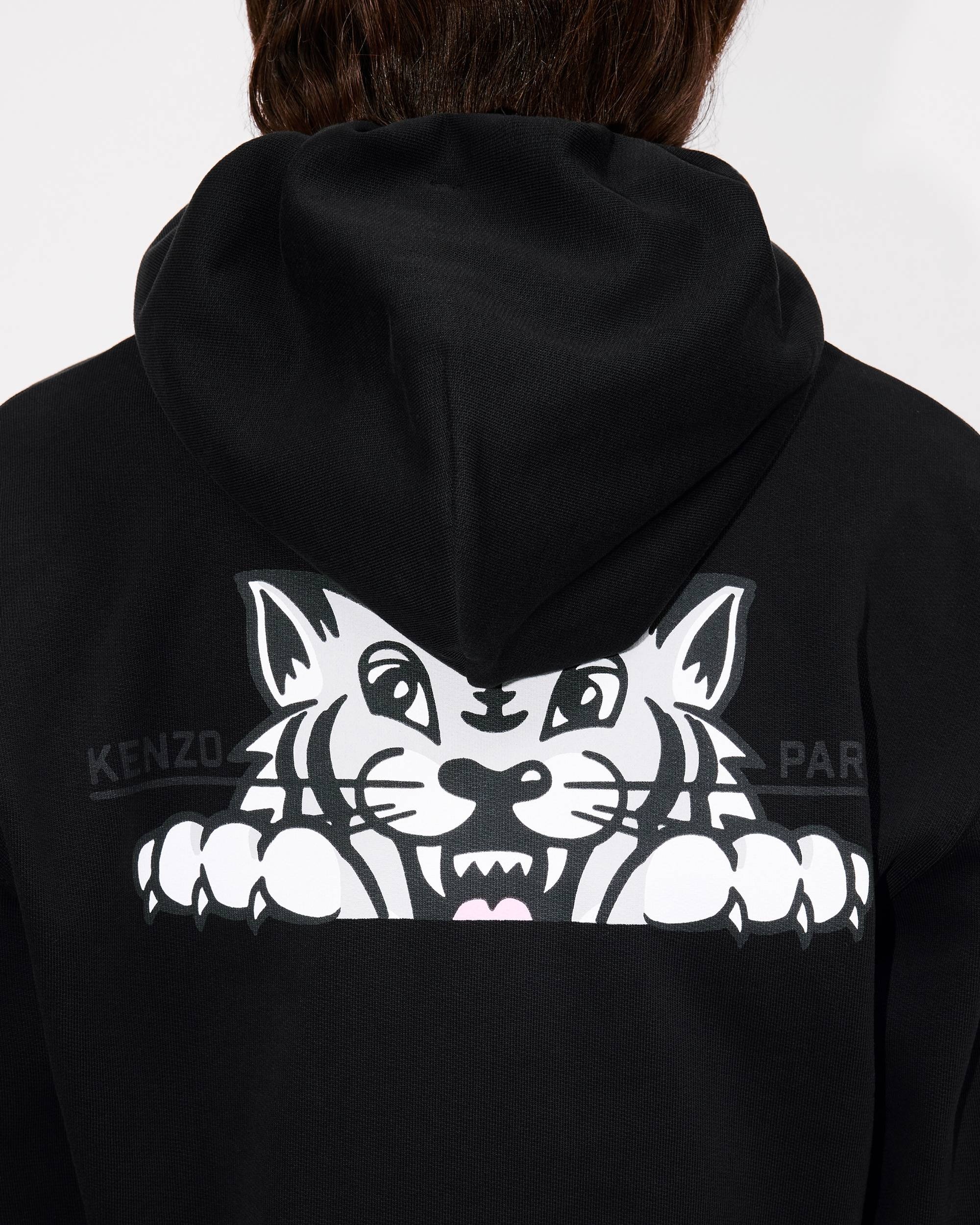 'KENZO Happy Tiger' zipped hoodie in cotton - 7
