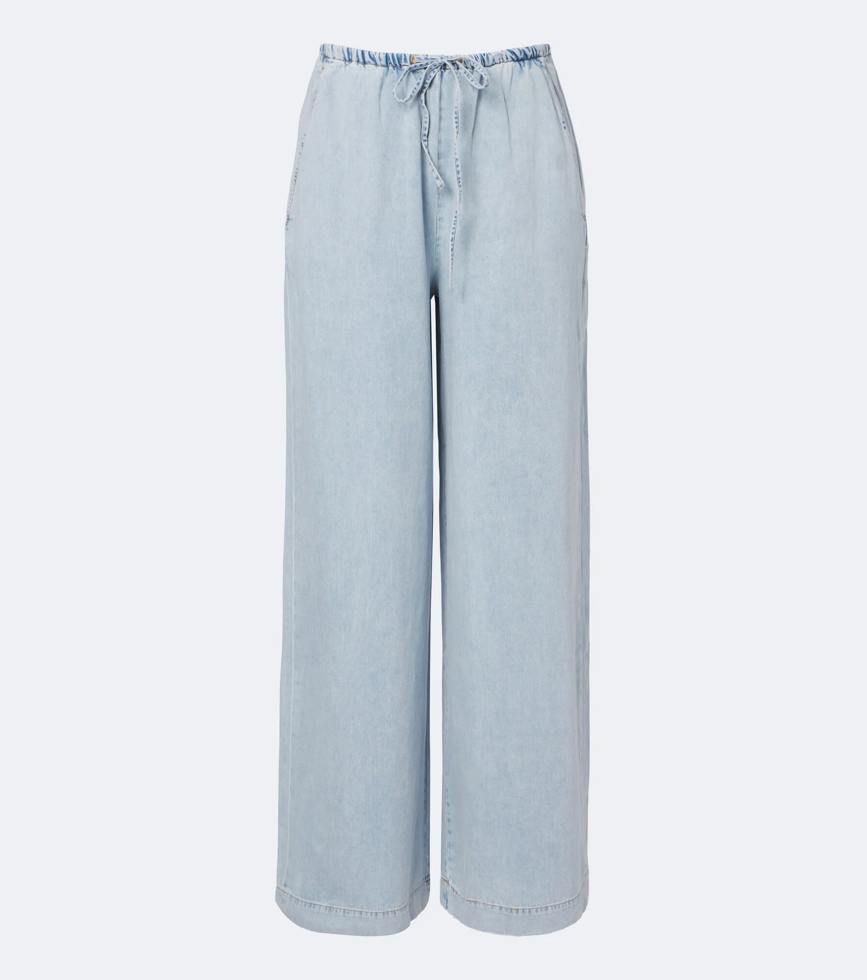 The Offshore cotton-blend wide-leg pants - 1