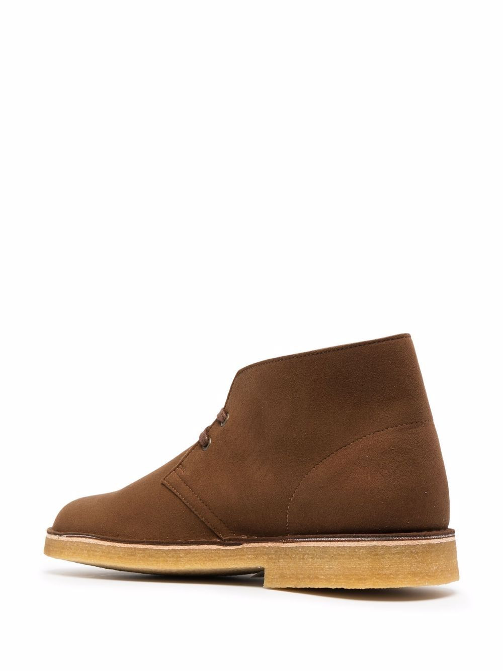 suede lace-up boots - 3