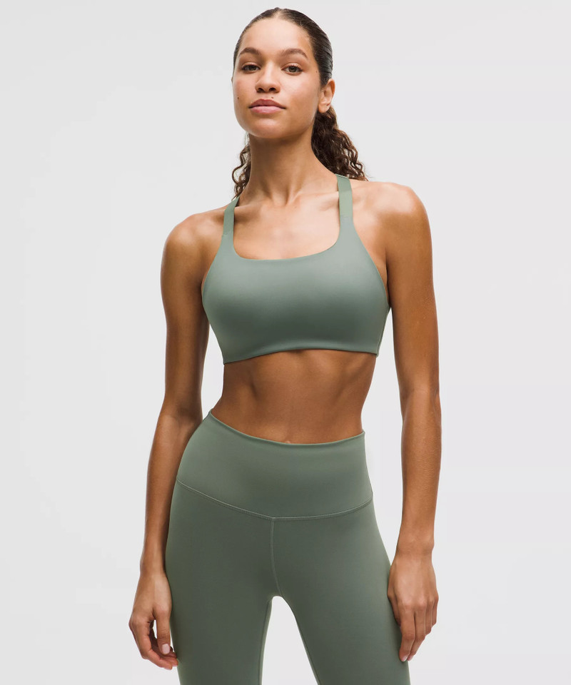 Ultralu Square-Neck Workout Bra *Medium Support, B/C Cup 1