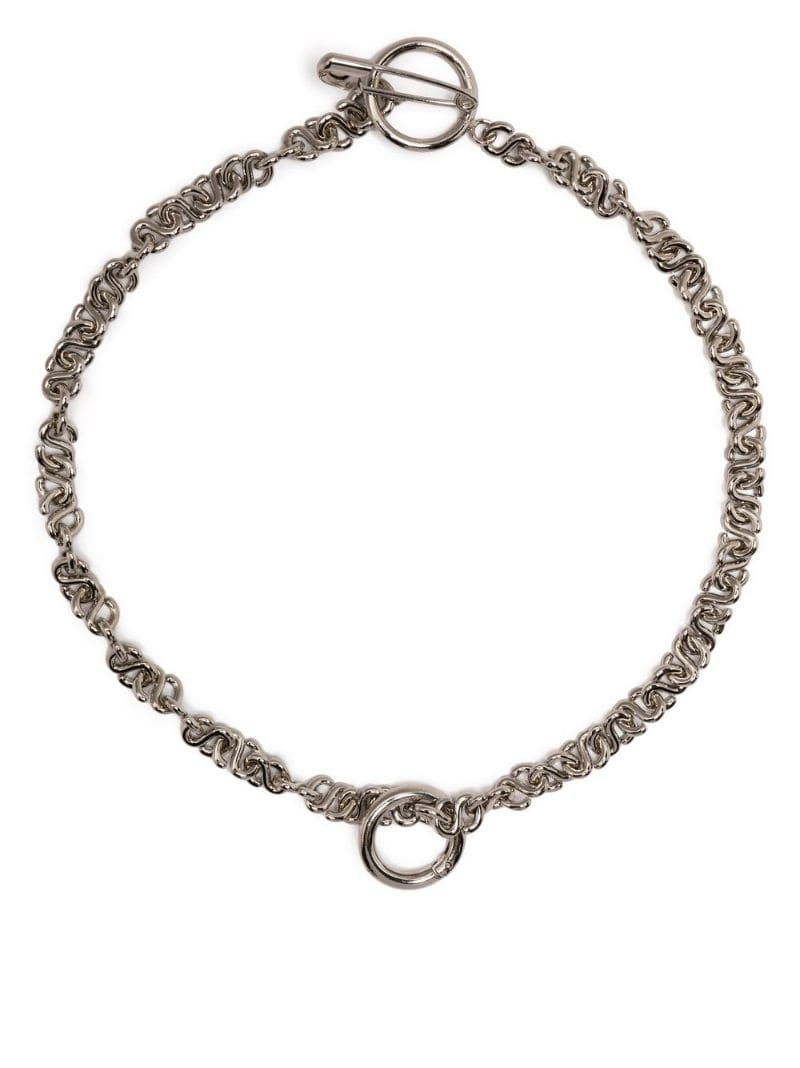 S-link choker-chain necklace - 3