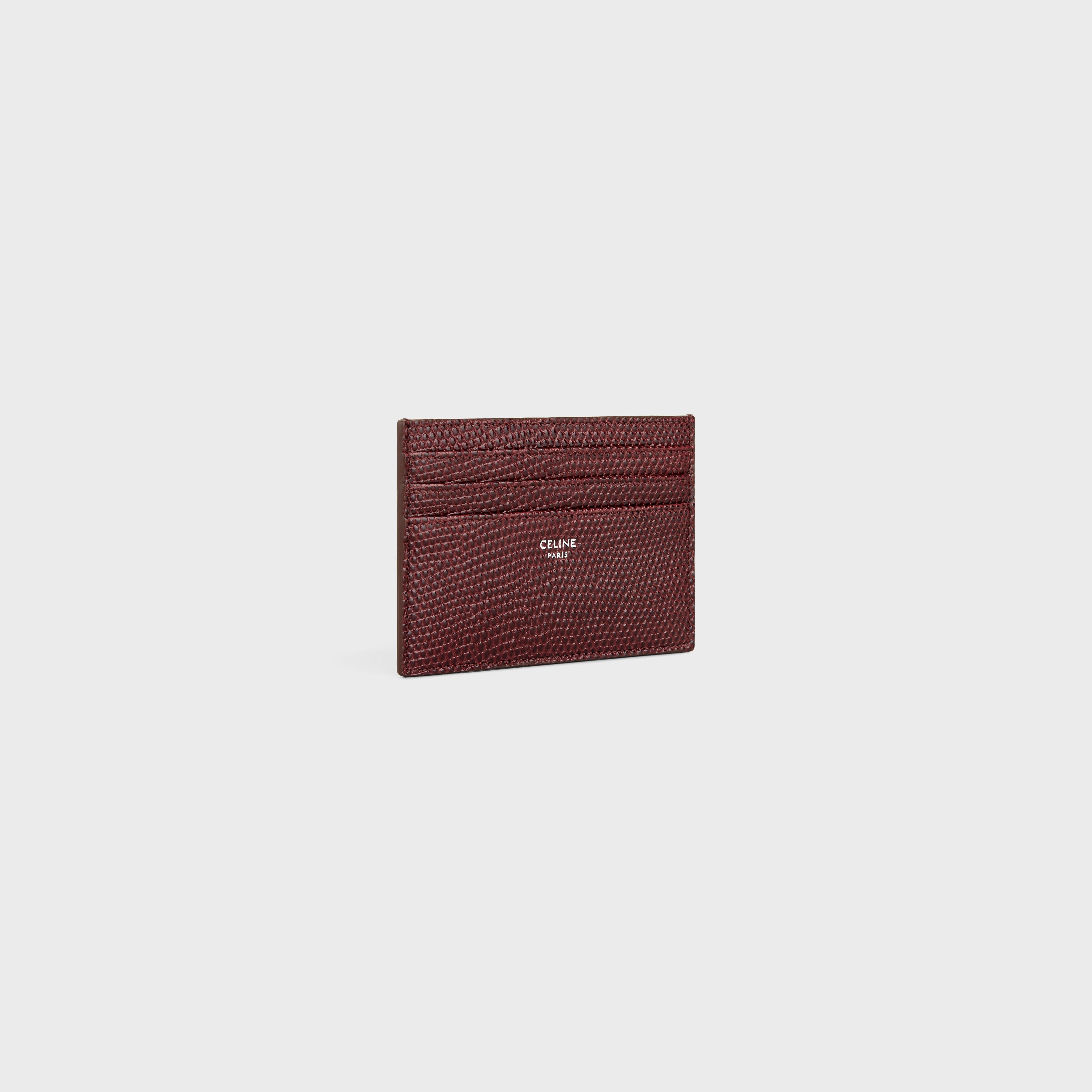 LARGE CARD HOLDER in LIZARD EMBOSSED CALFSKIN - 2