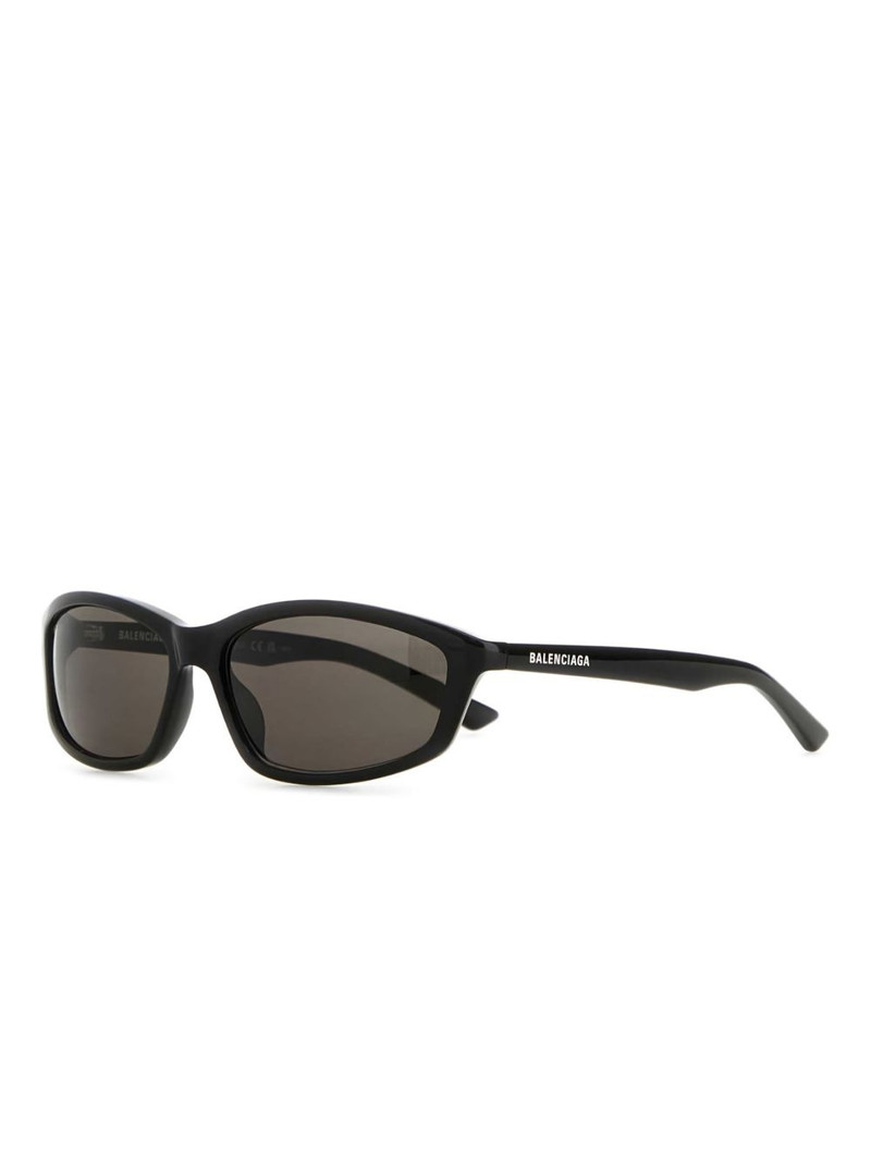 BALENCIAGA logo-print sunglasses outlook