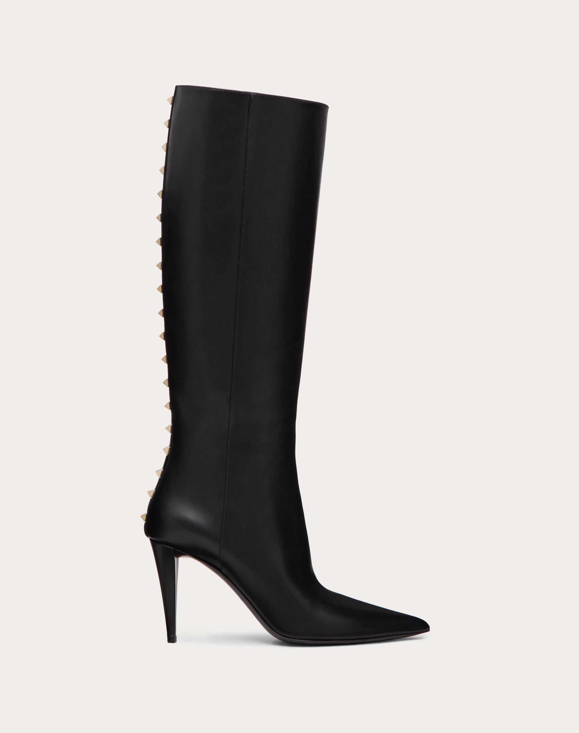 ROCKSTUD CALFSKIN BOOT 90 MM - 1