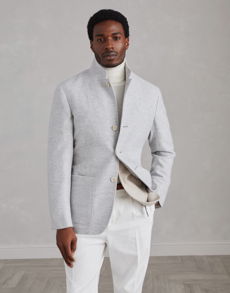 Water-resistant lightweight cashmere jacket-style outerwear - 1