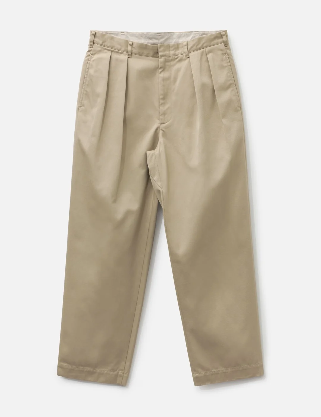 DOUBLE PLEATED CHINO PANTS - 1