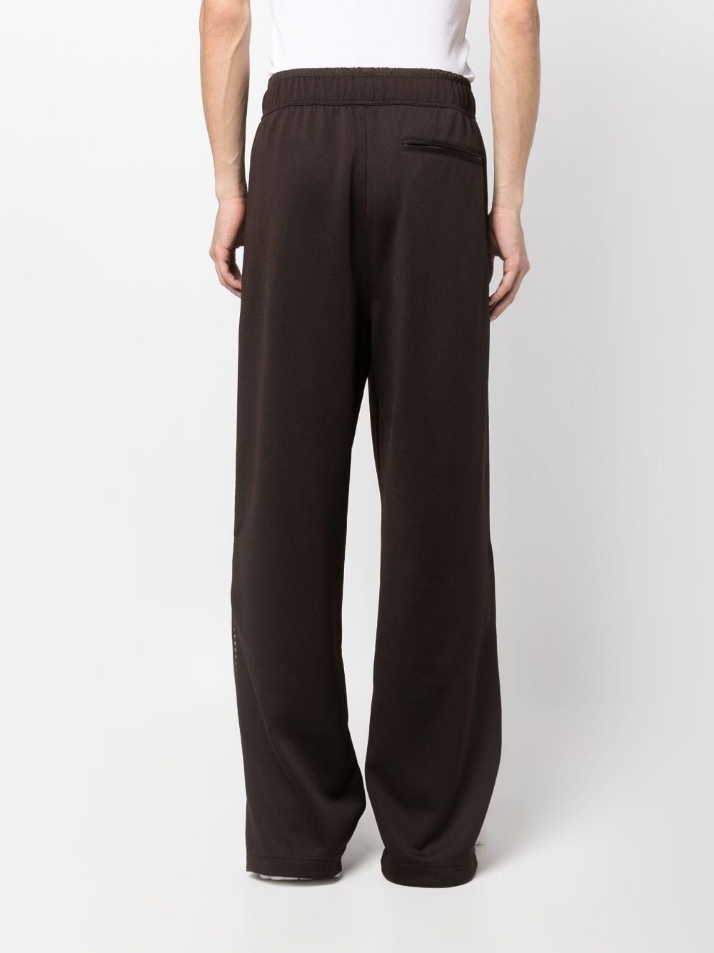 Curb-detail buttoned track pants - 4