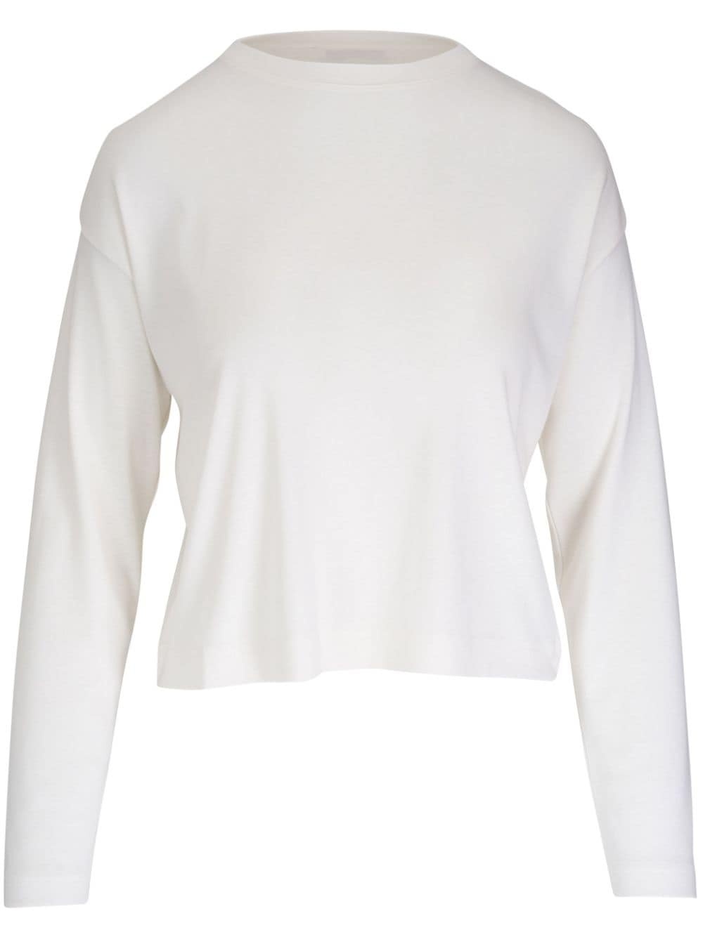 long-sleeved cropped T-shirt - 1