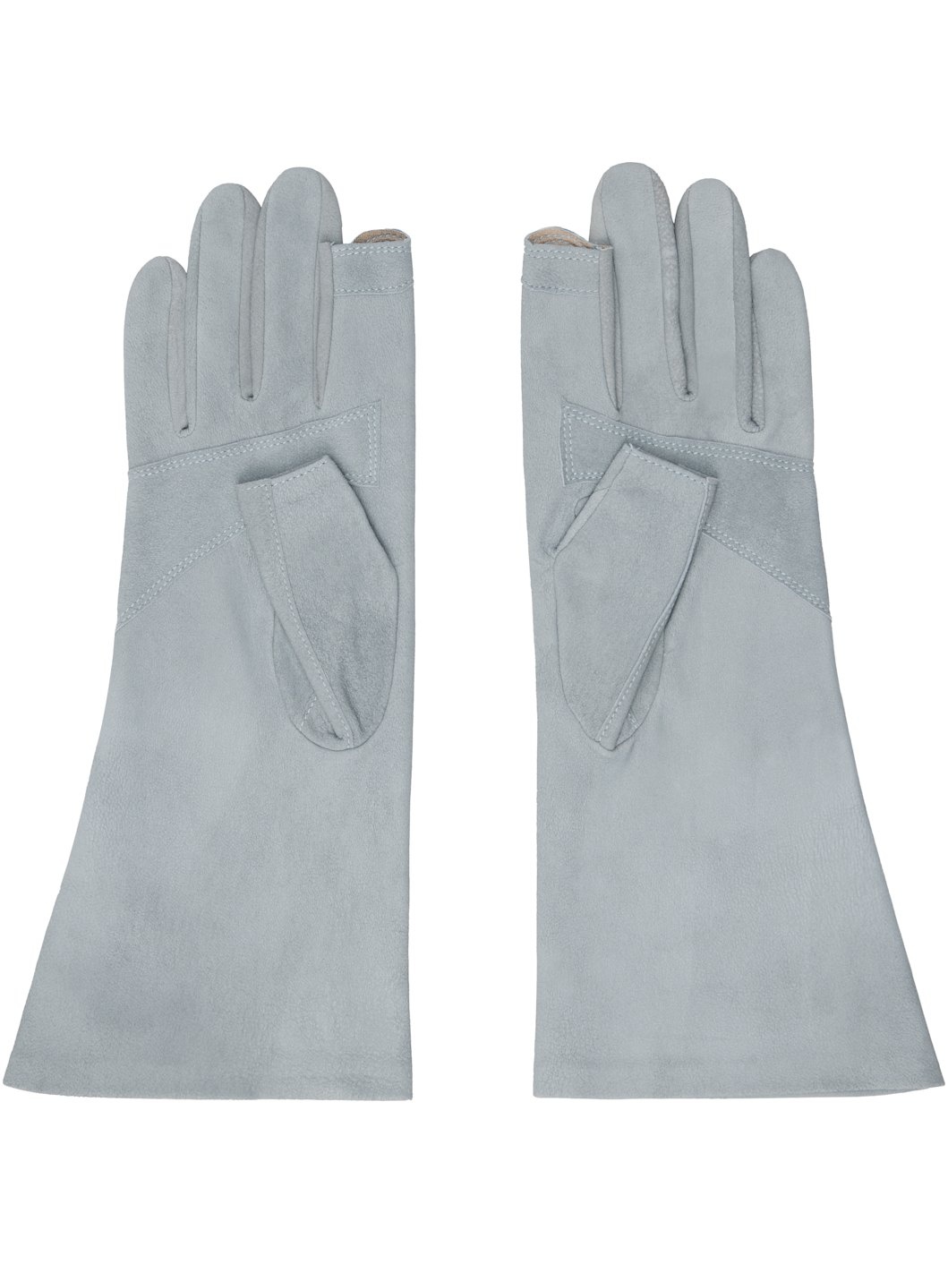 Blue Megablister Leather Gloves - 2