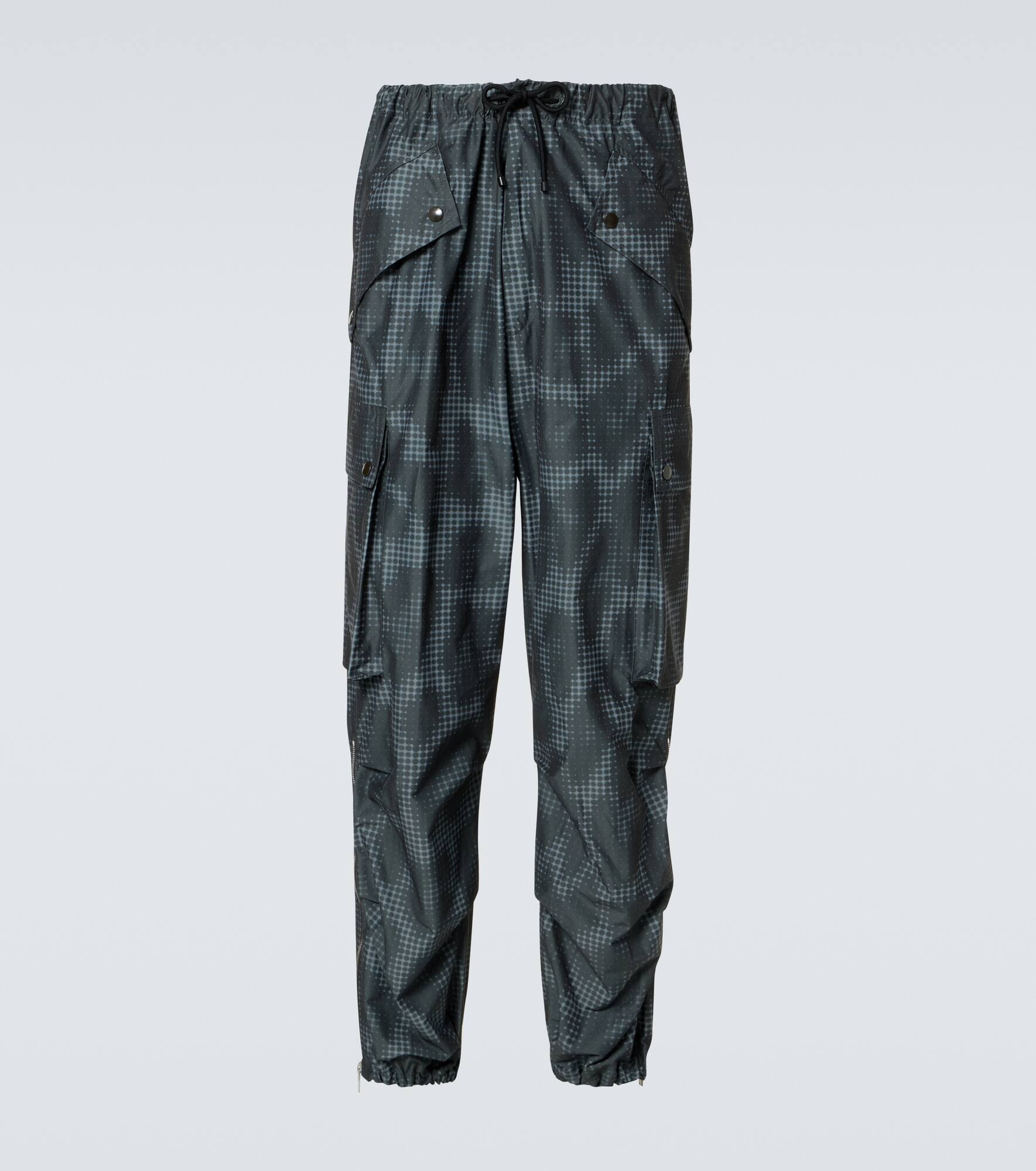 Printed cargo pants - 1