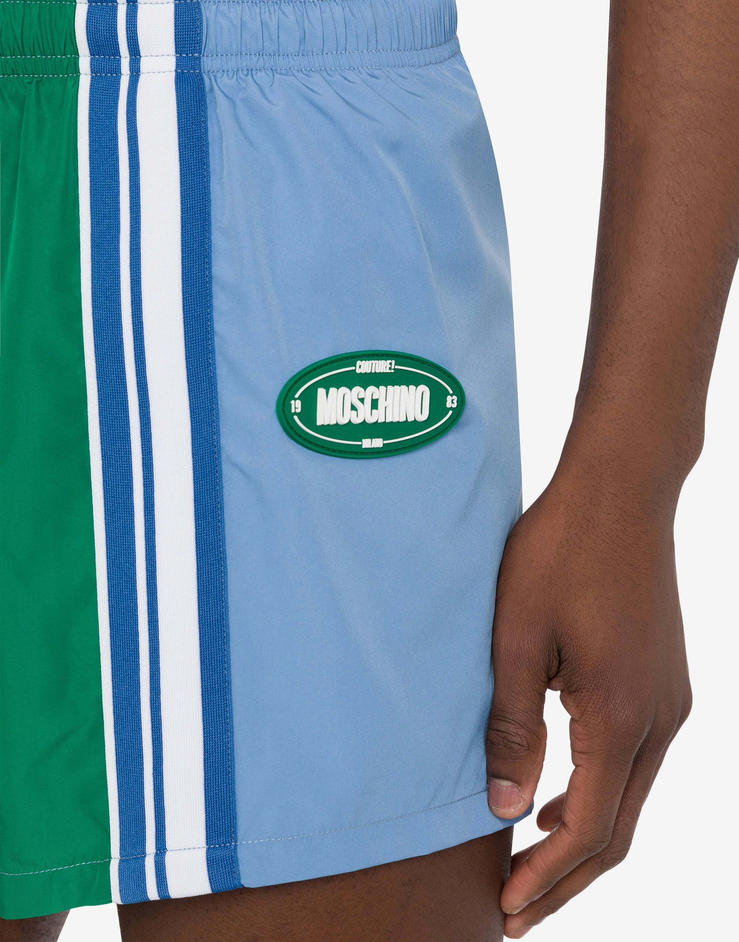 OVAL PATCH SWIM TRUNKS - 4