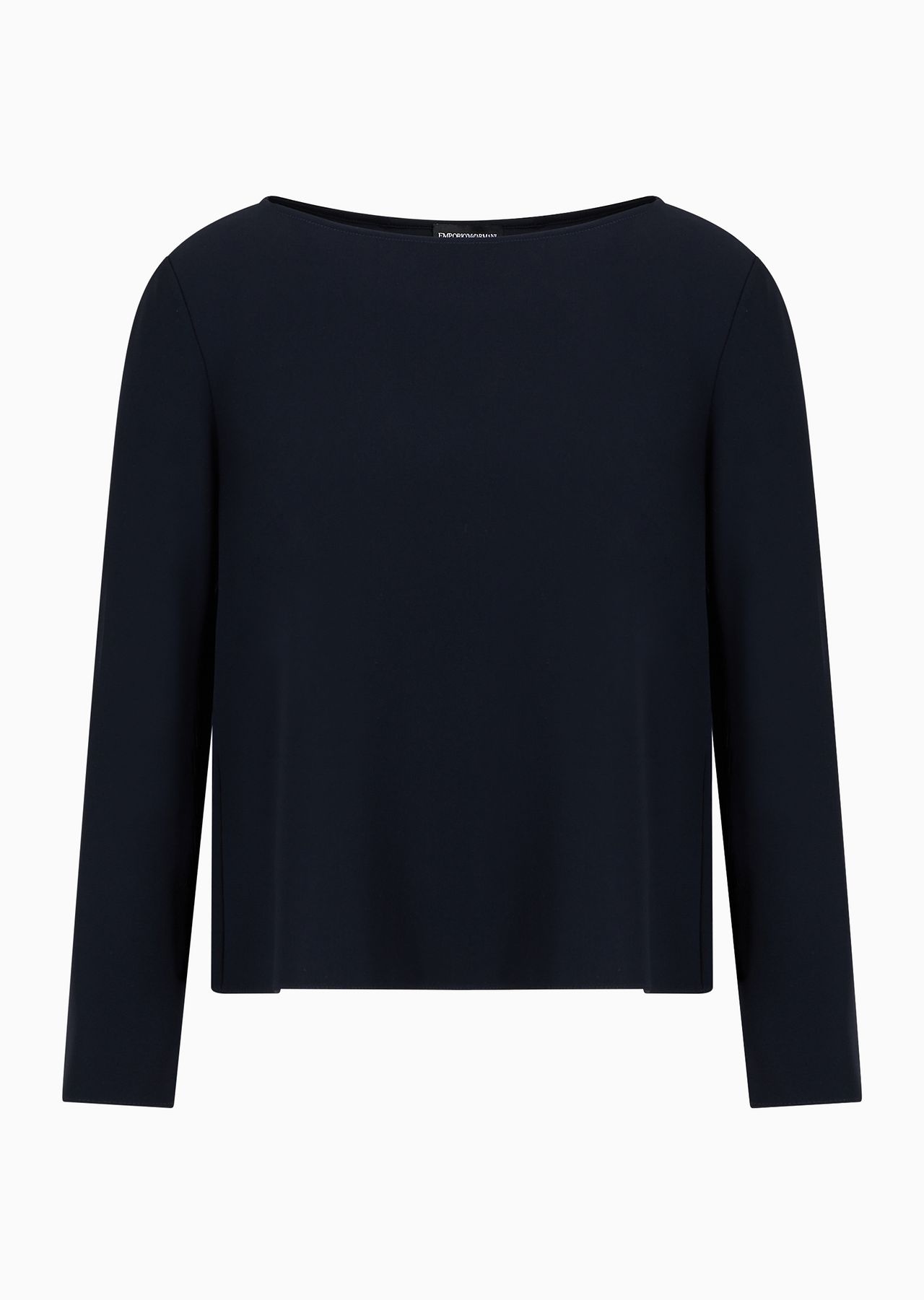 Technical cady blouse with ruffle - 1